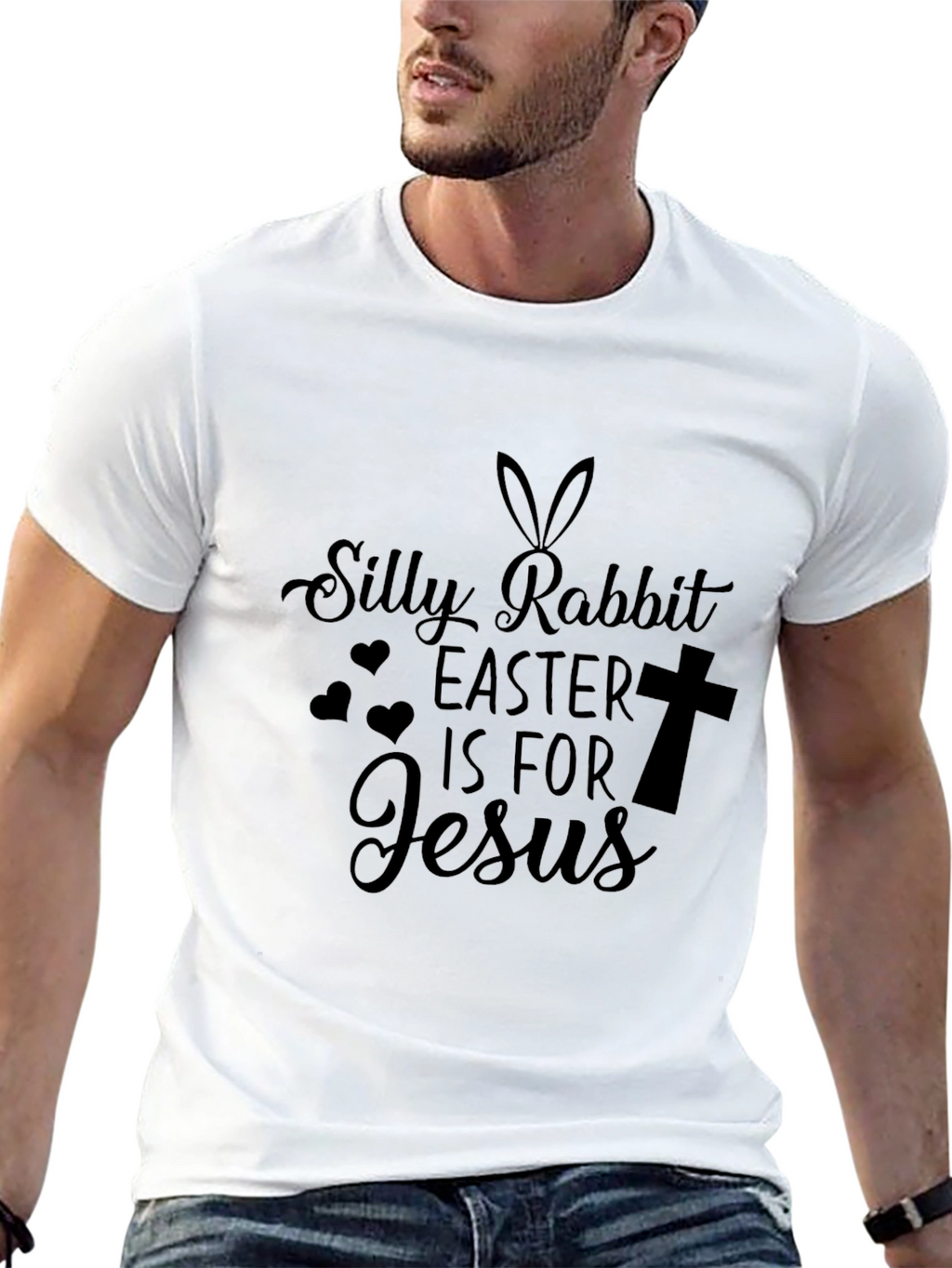 Silly Rabbit Easter is for Jesus T-Shirt