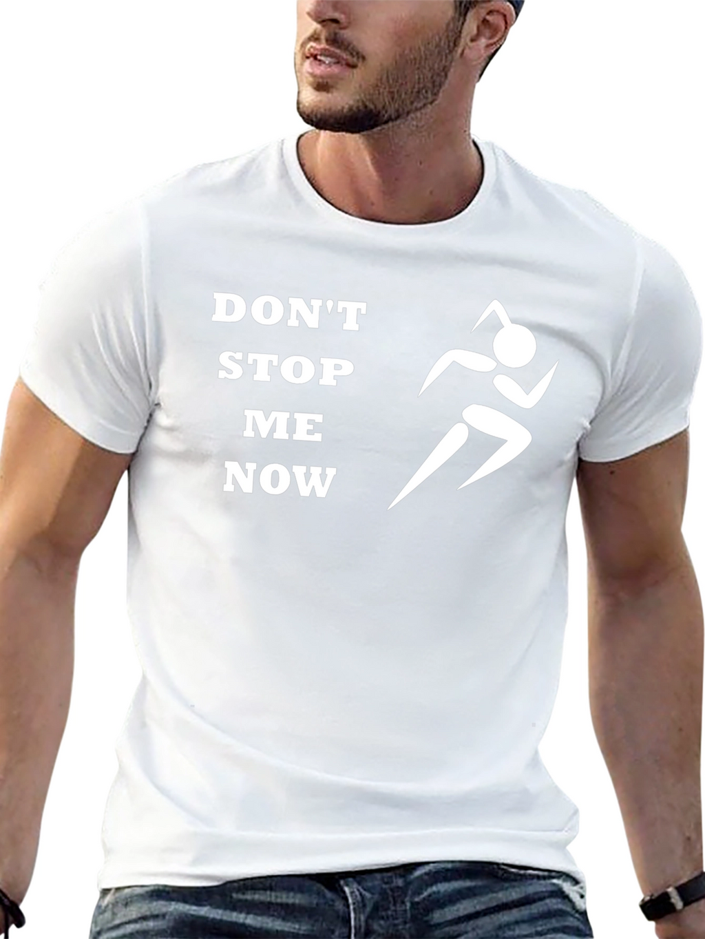 Dont Stop Me Now Graphic Tee - Black