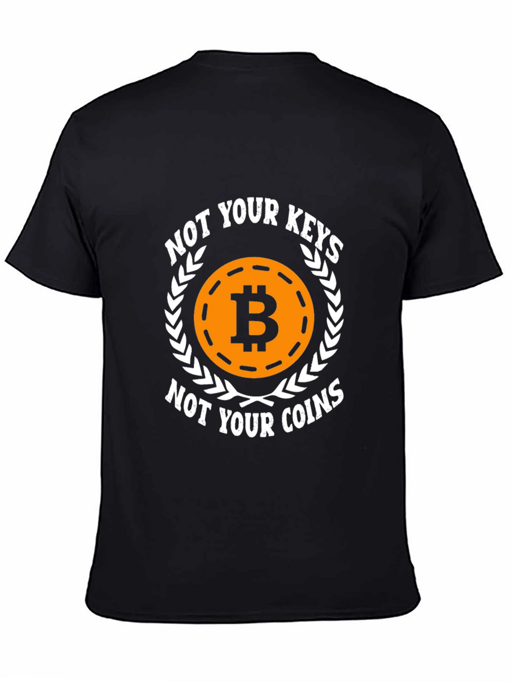 Bitcoin Keys Coins Graphic T-Shirt