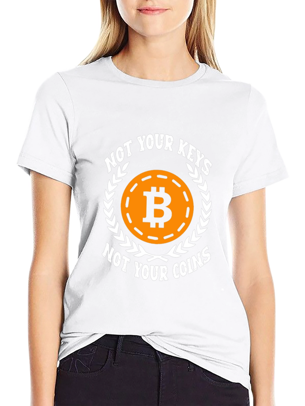 Bitcoin Keys Coins Graphic T-Shirt