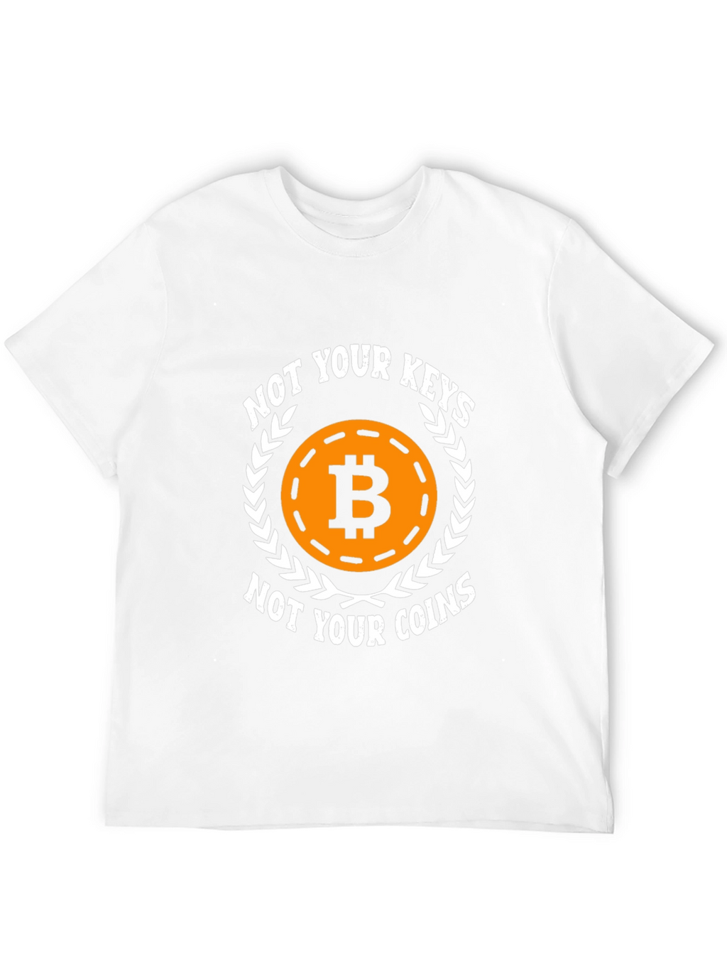 Bitcoin Keys Coins Graphic T-Shirt