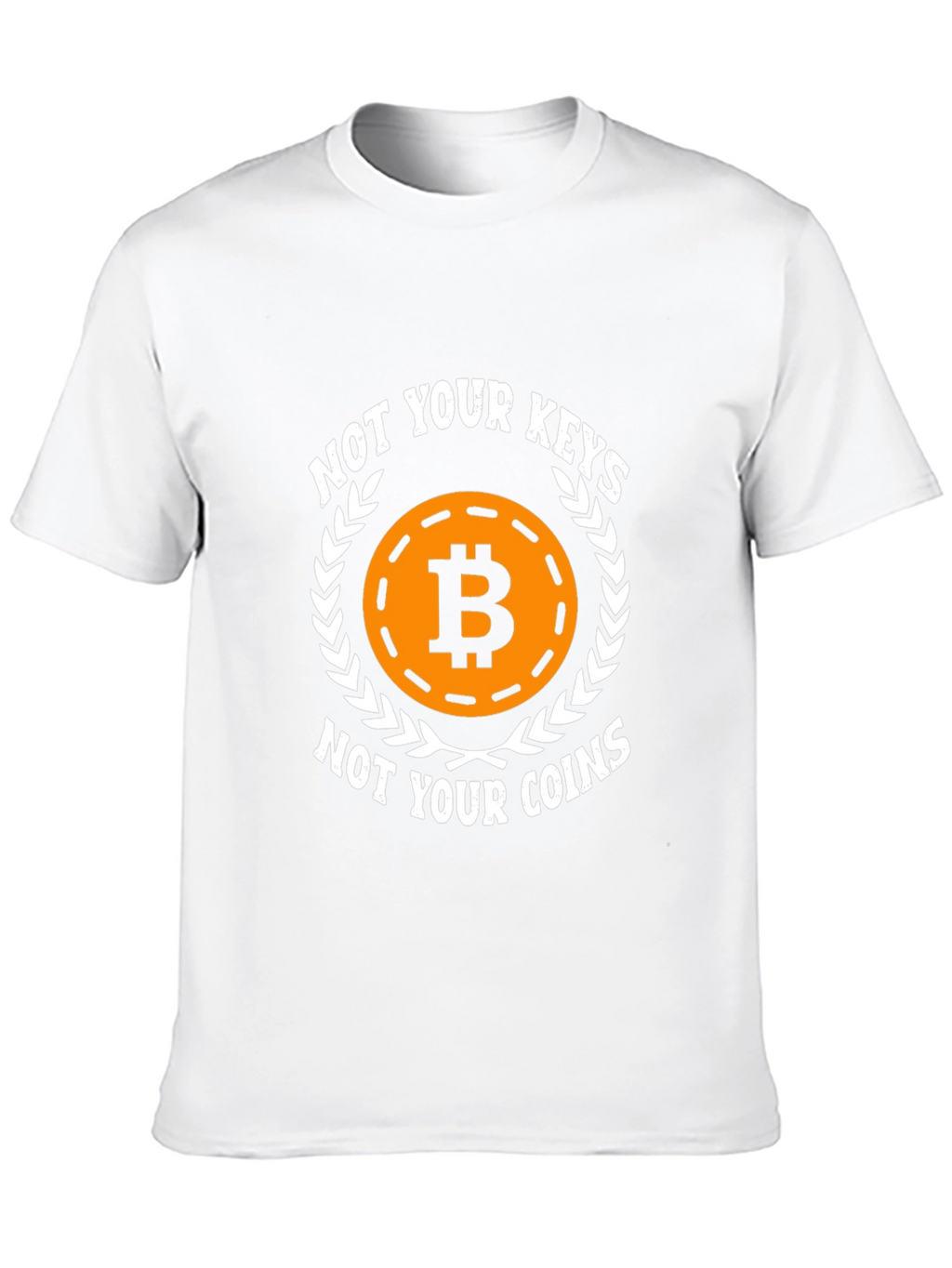 Bitcoin Keys Coins Graphic T-Shirt