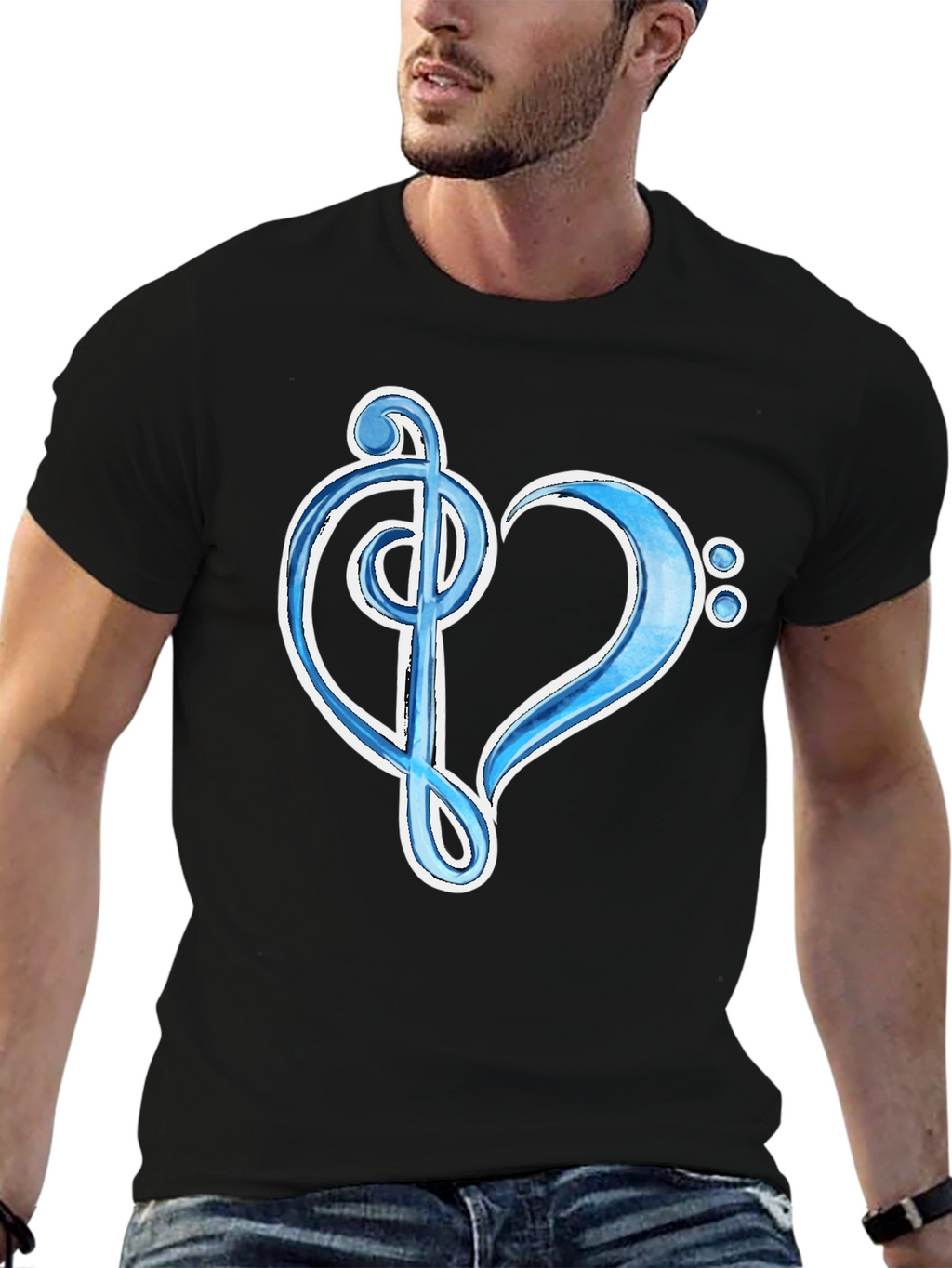 Musical Heart Graphic Tee
