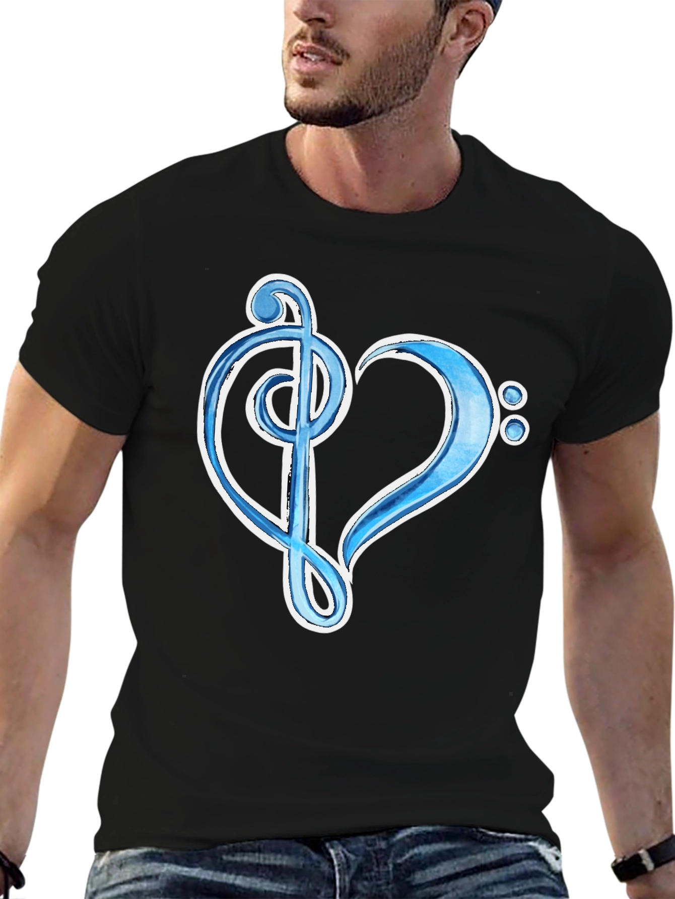 Musical Heart Graphic Tee