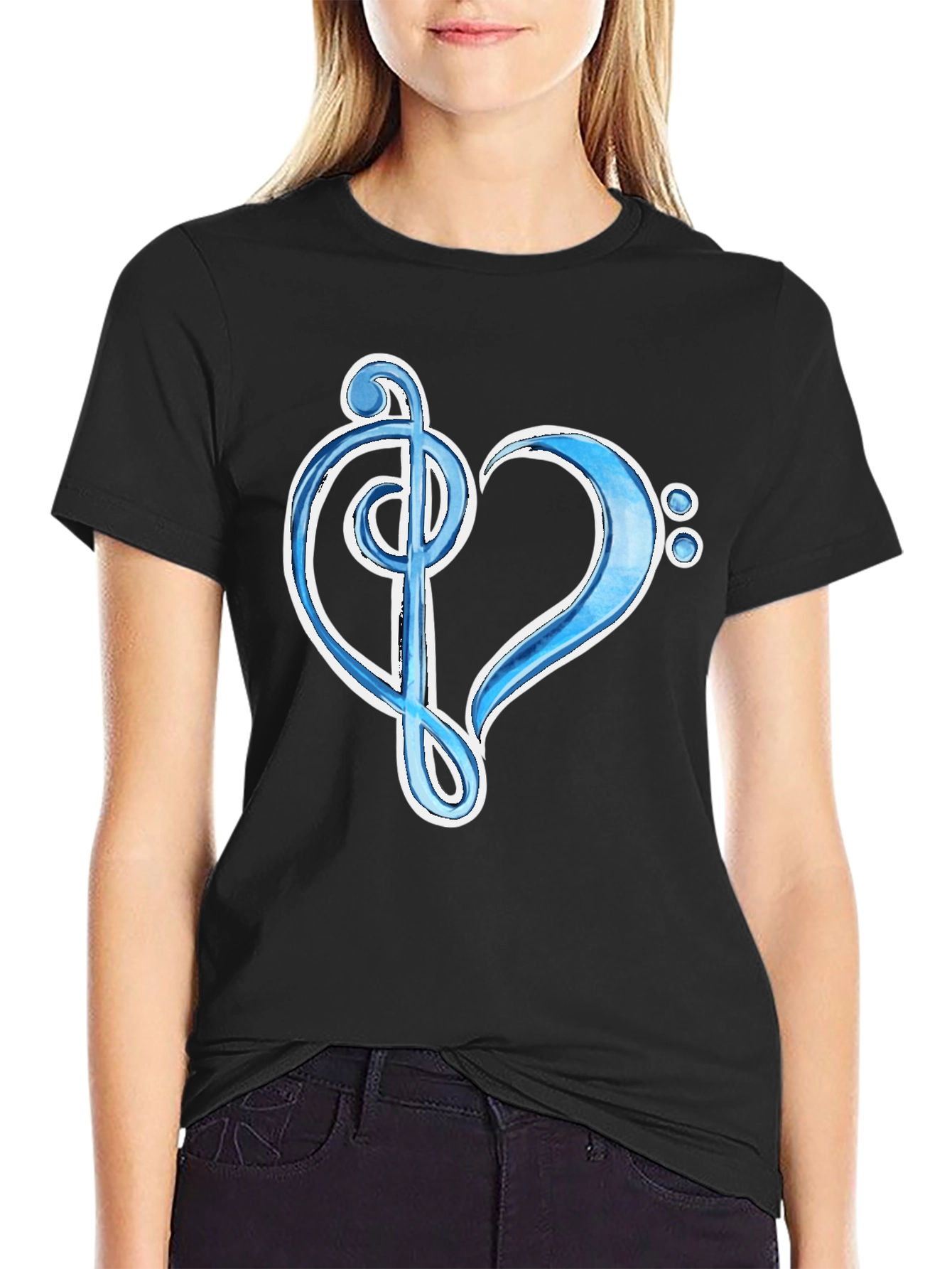 Musical Heart Graphic Tee