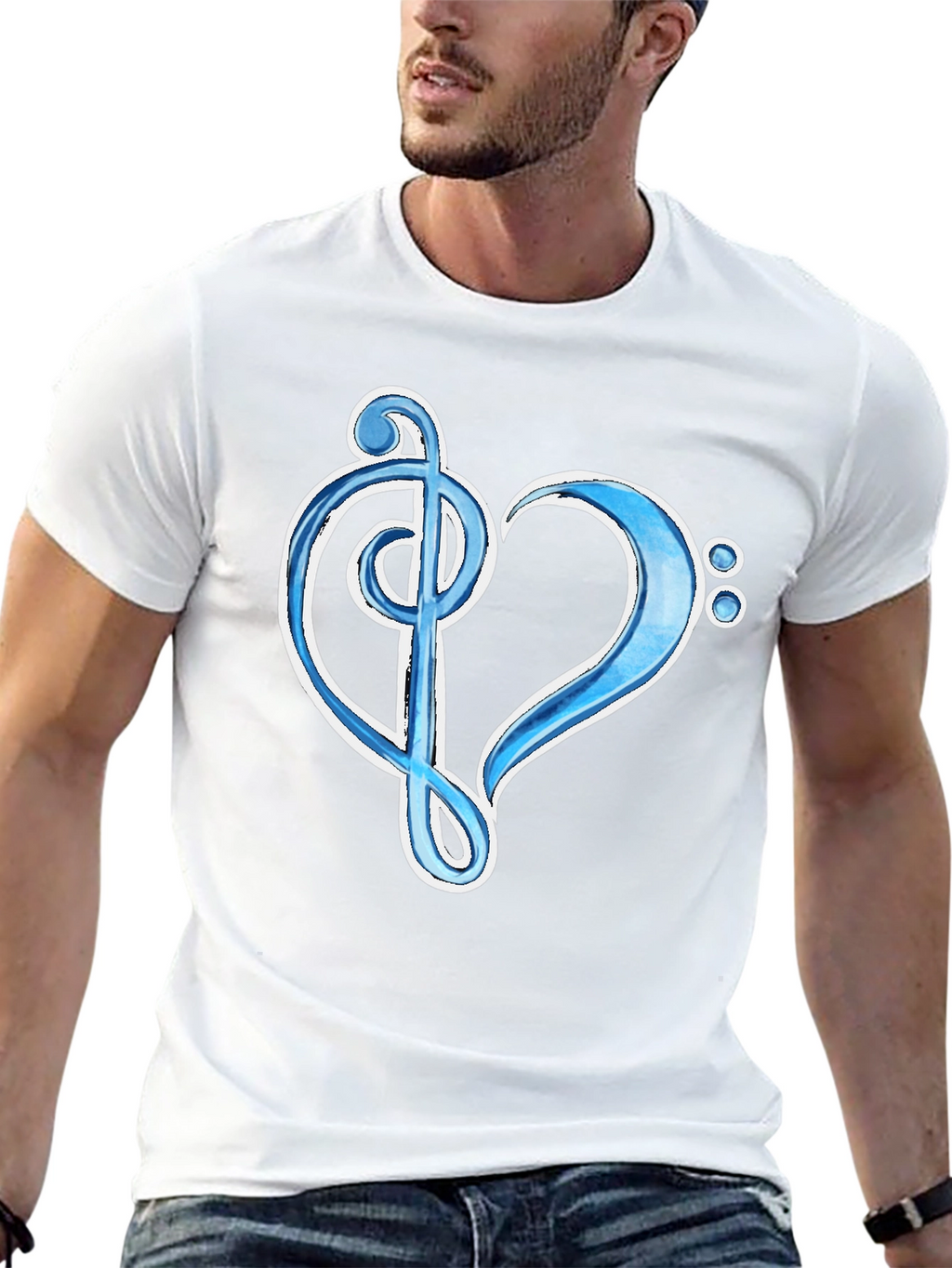 Musical Heart Graphic Tee