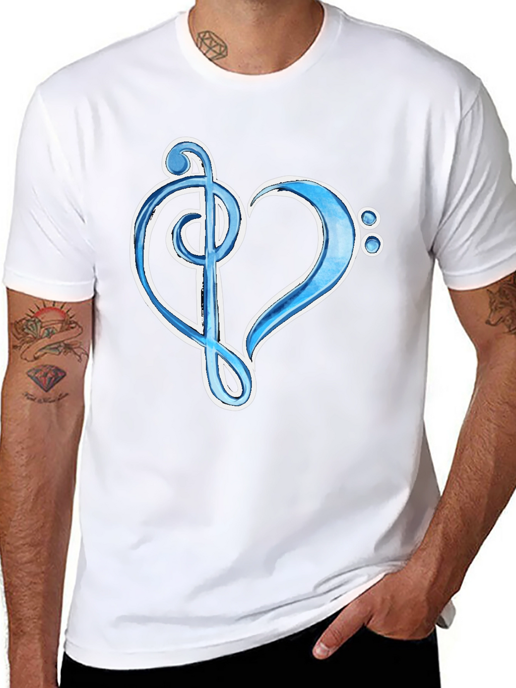 Musical Heart Graphic Tee