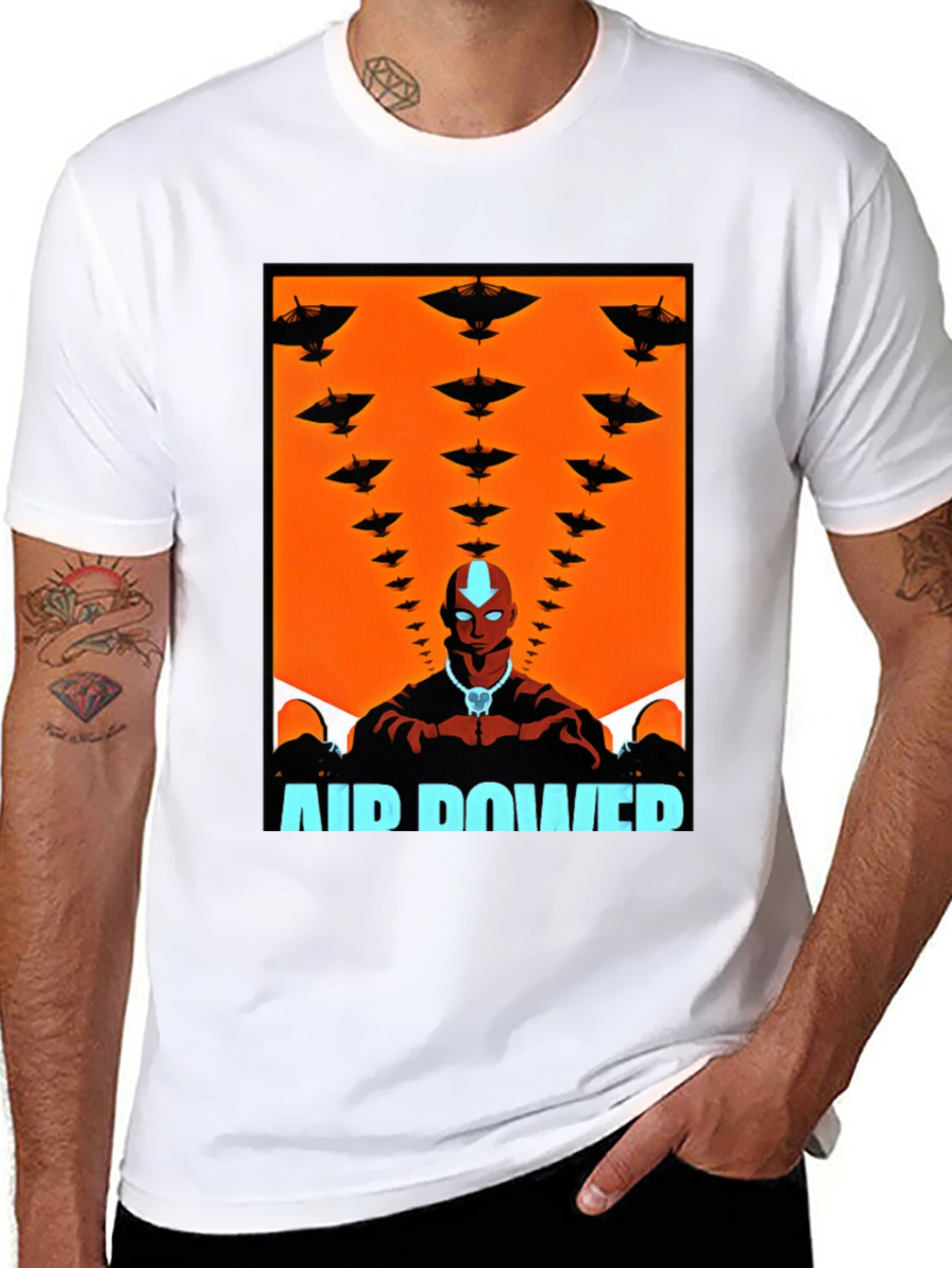 Avatar Aang Air Power T-Shirt