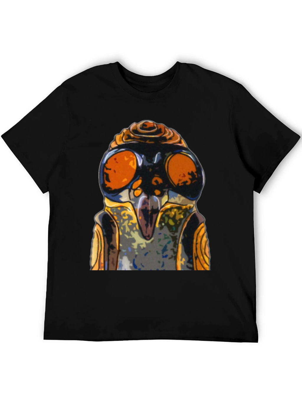 Cool Robot Face Graphic T-Shirt