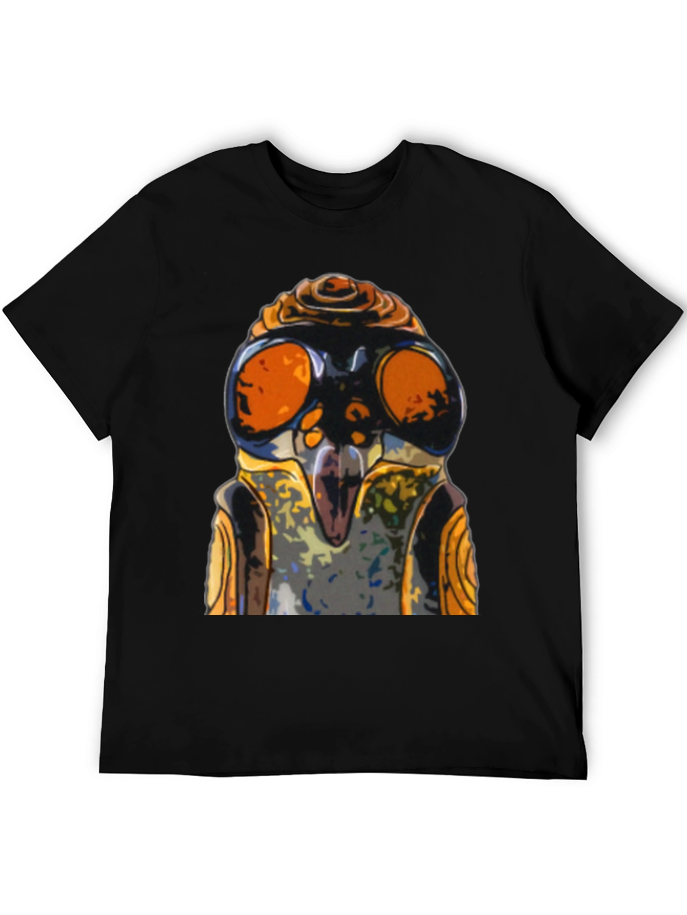 Cool Robot Face Graphic T-Shirt