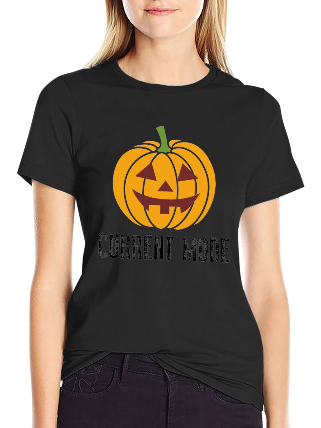 Halloween Pumpkin Current Mode T-Shirt