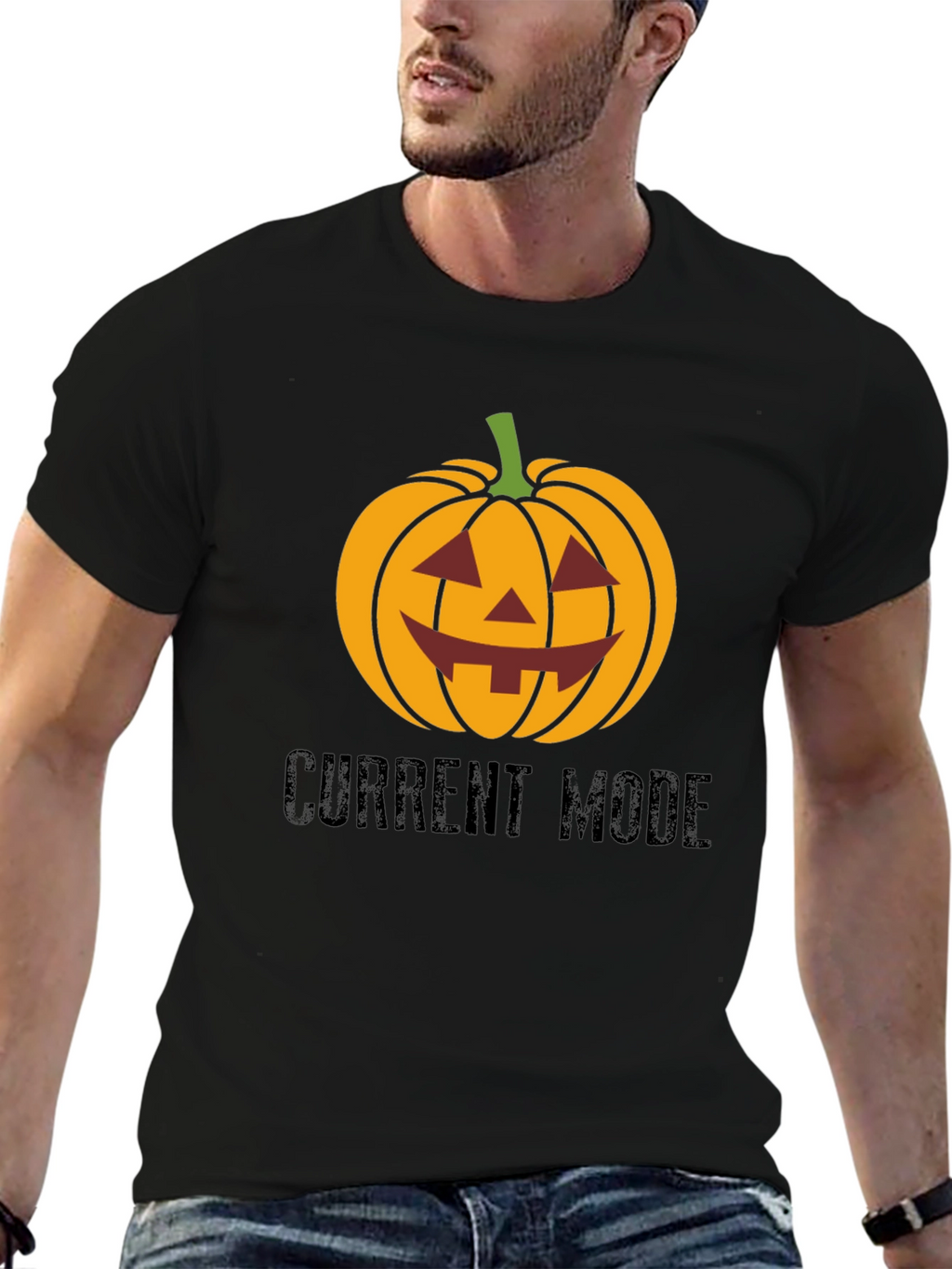 Halloween Pumpkin Current Mode T-Shirt
