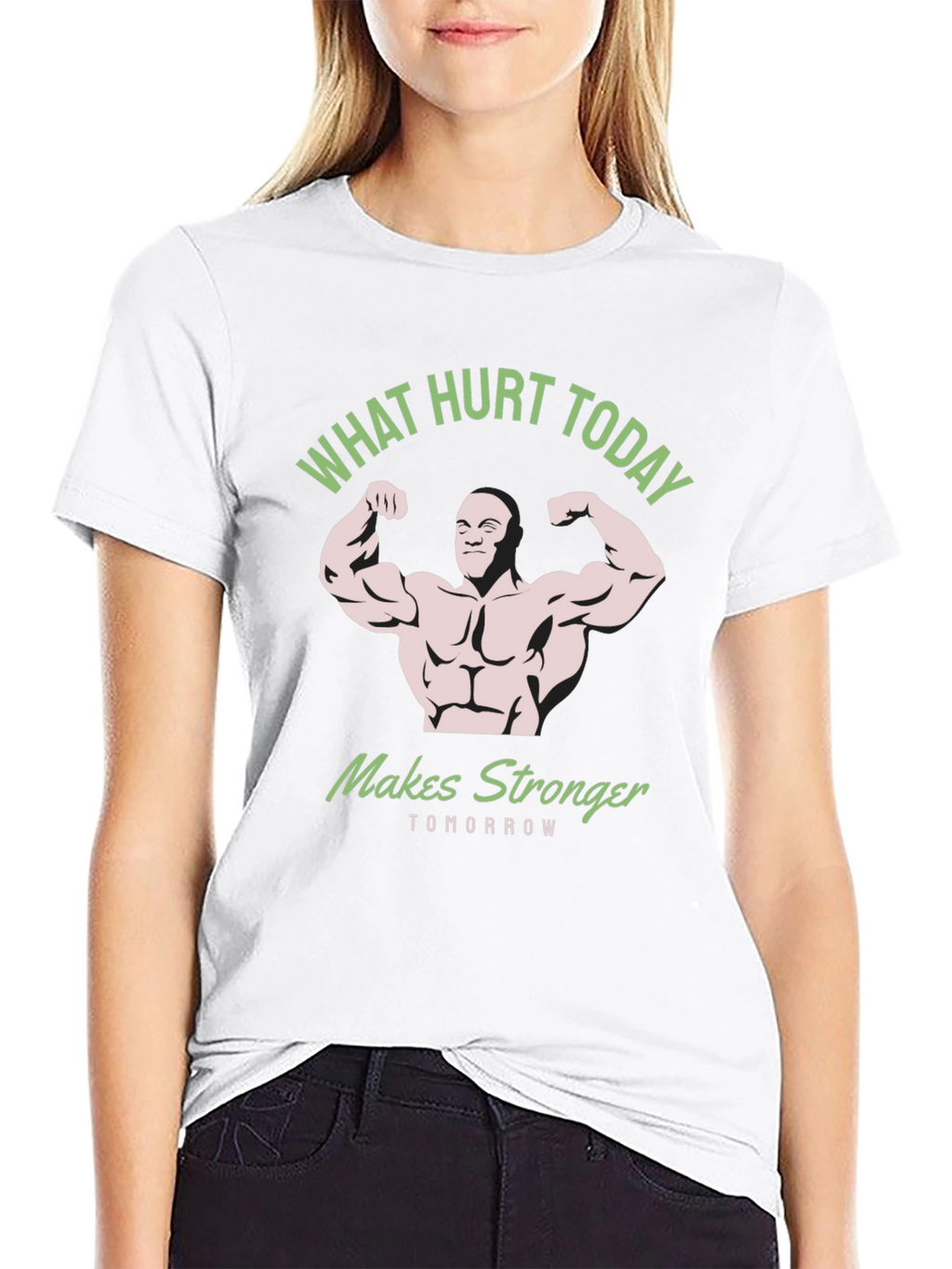 What Hurt Today Makes Stronger Black T-Shirt