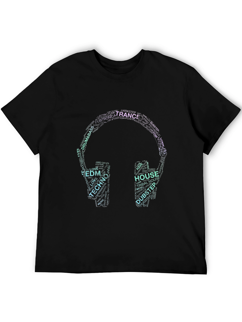 Trance Music Word Art T-Shirt