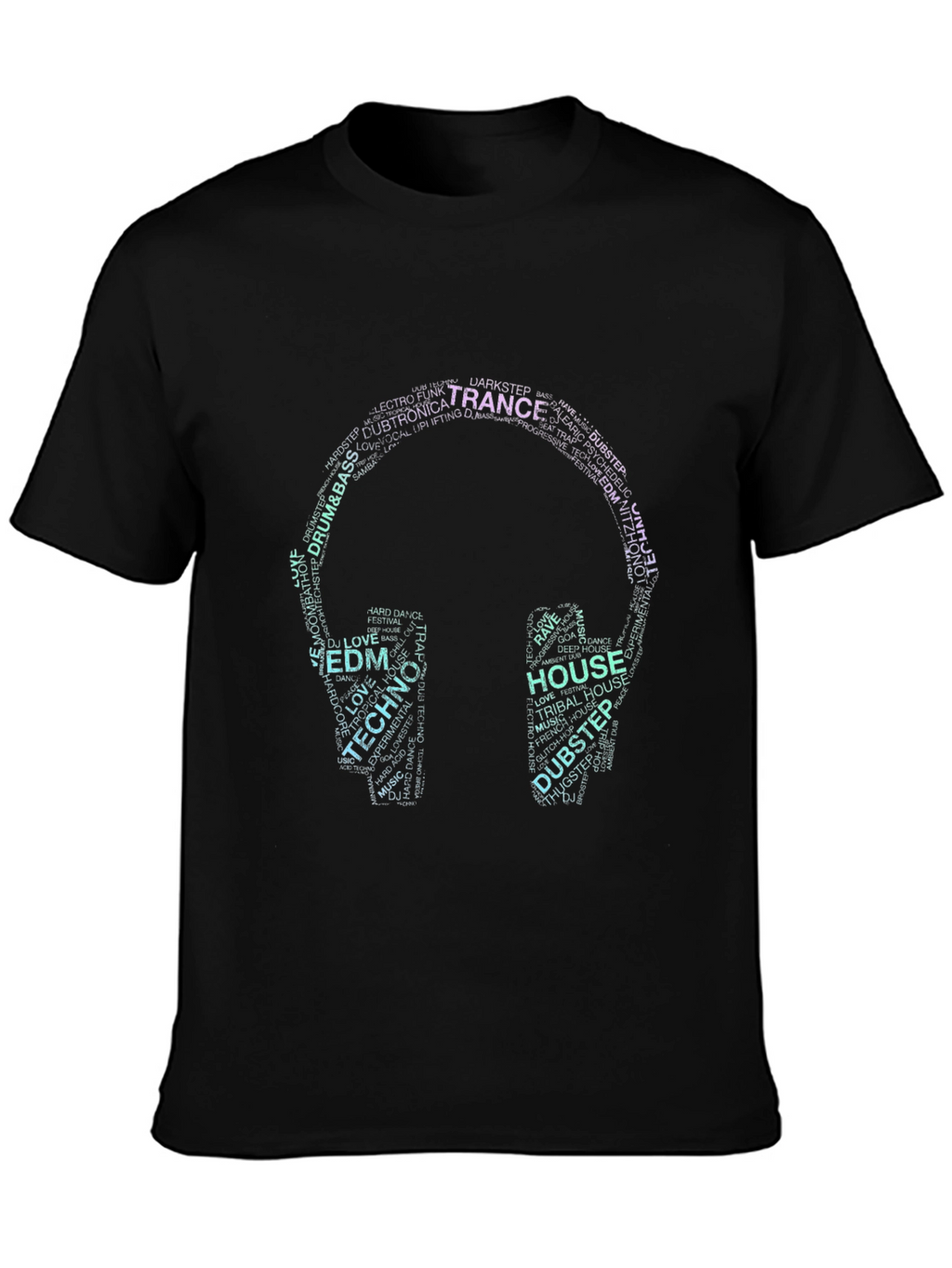 Trance Music Word Art T-Shirt