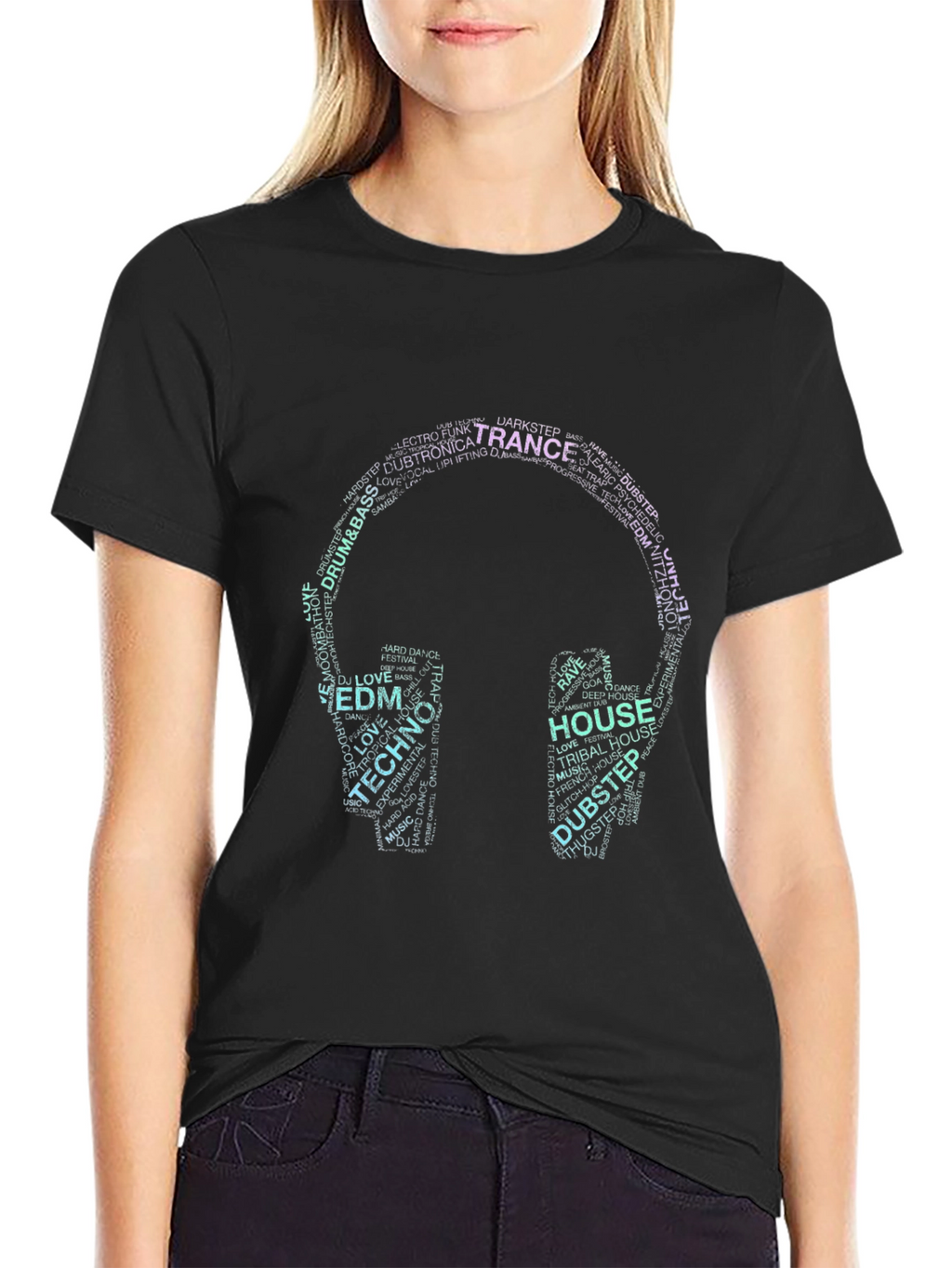 Trance Music Word Art T-Shirt