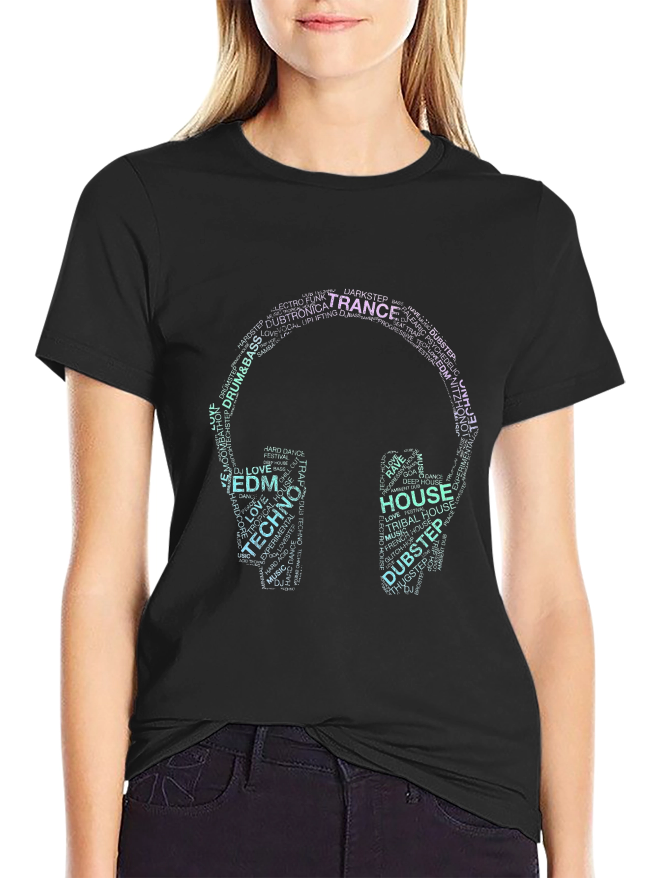Trance Music Word Art T-Shirt