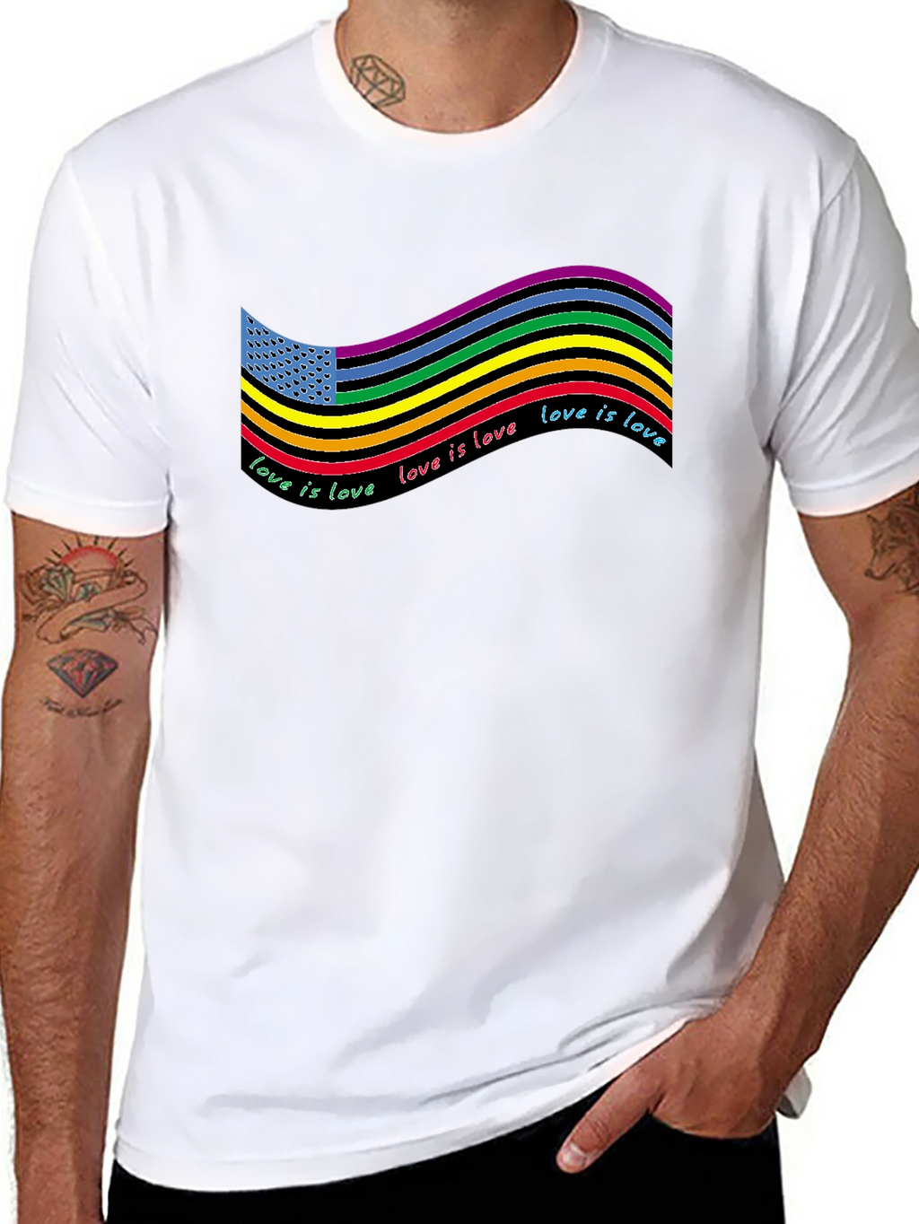 Love is Love American Pride T-Shirt