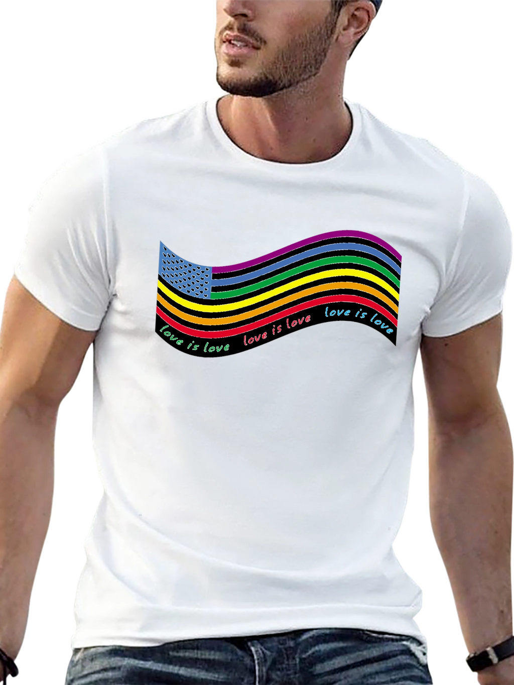 Love is Love American Pride T-Shirt