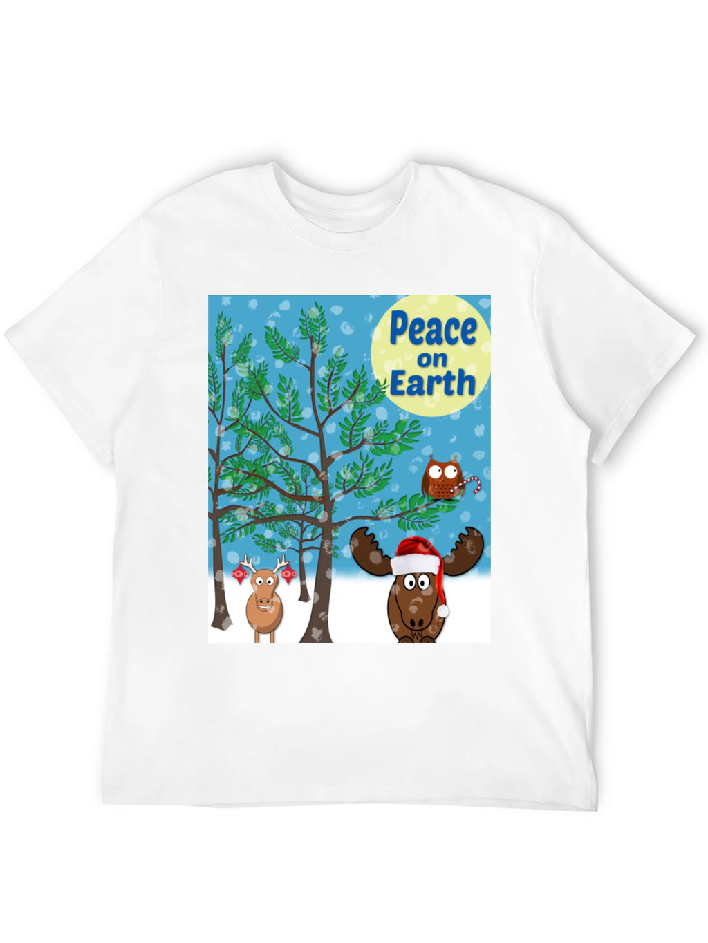 Peace on Earth Holiday Tee