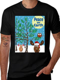 Peace on Earth Holiday Tee