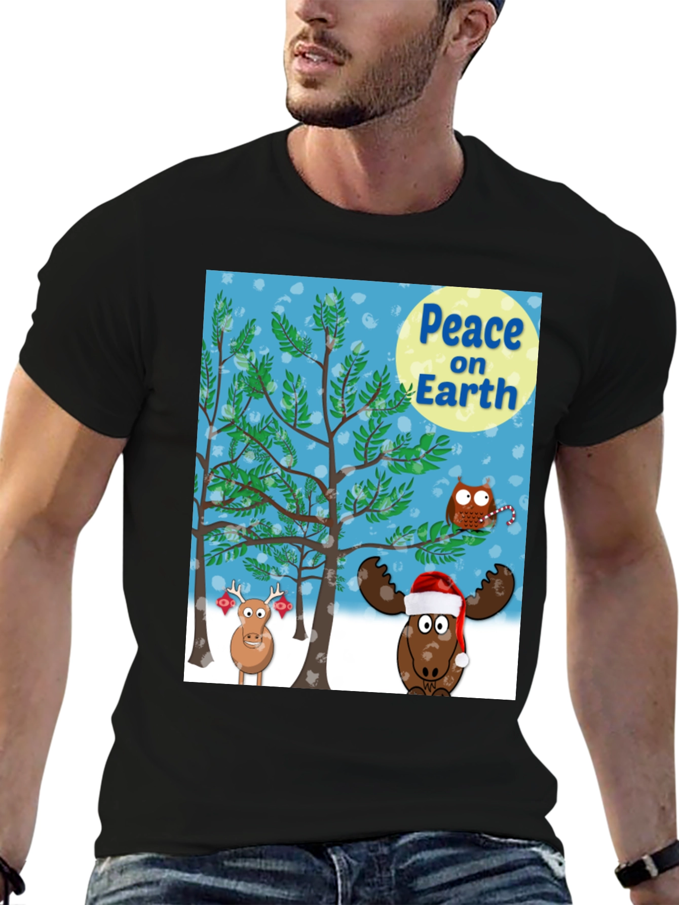 Peace on Earth Holiday Tee