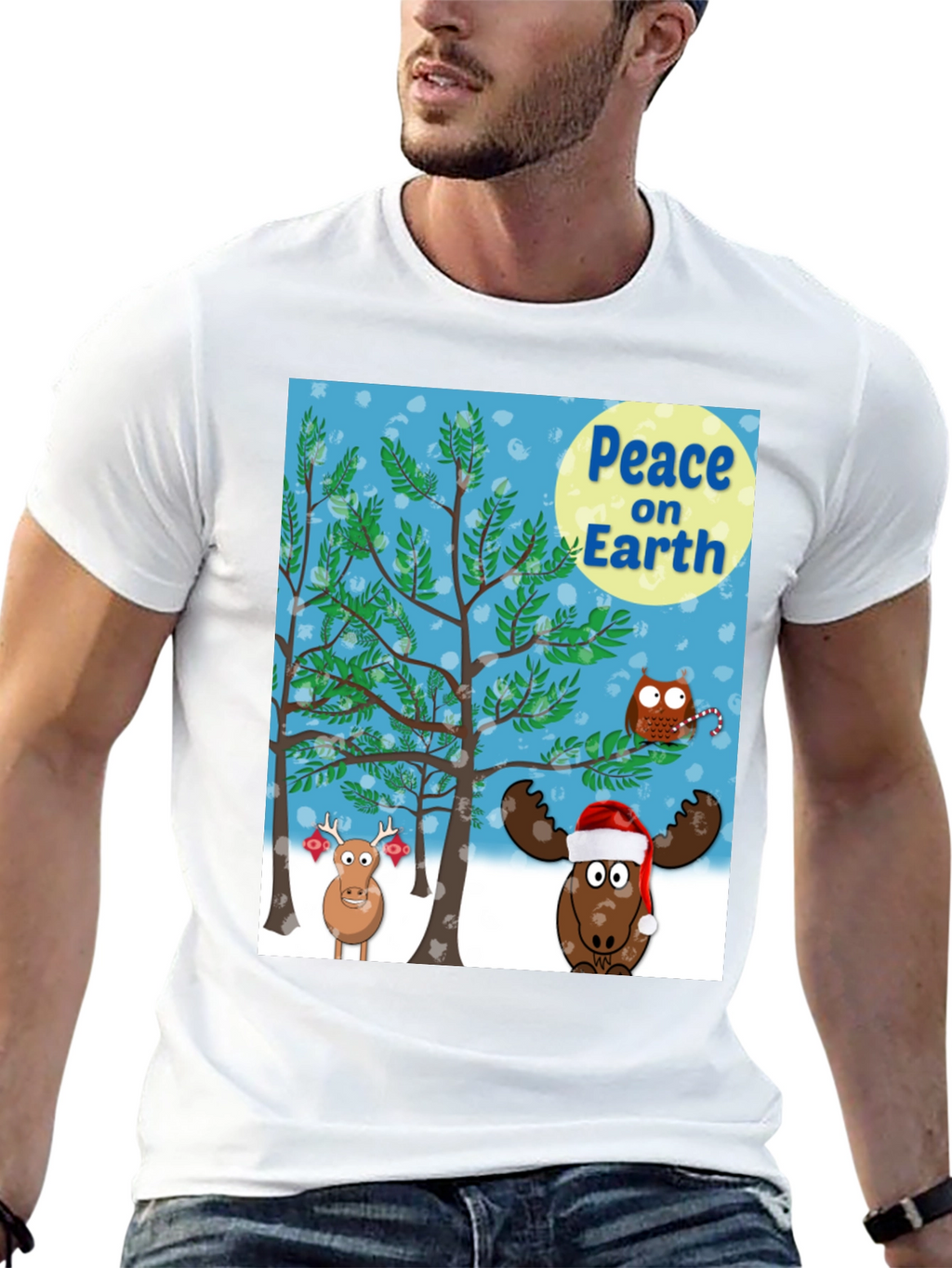 Peace on Earth Holiday Tee