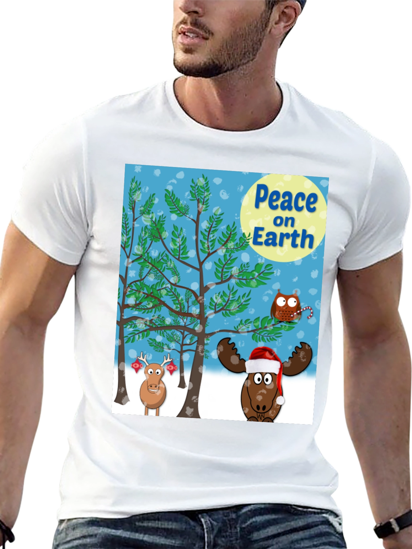 Peace on Earth Holiday Tee
