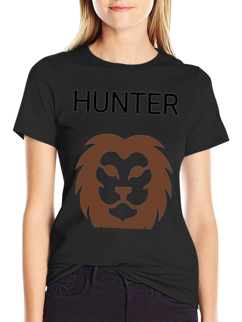 Hunter Lion Graphic Tee - Mens Black T-Shirt
