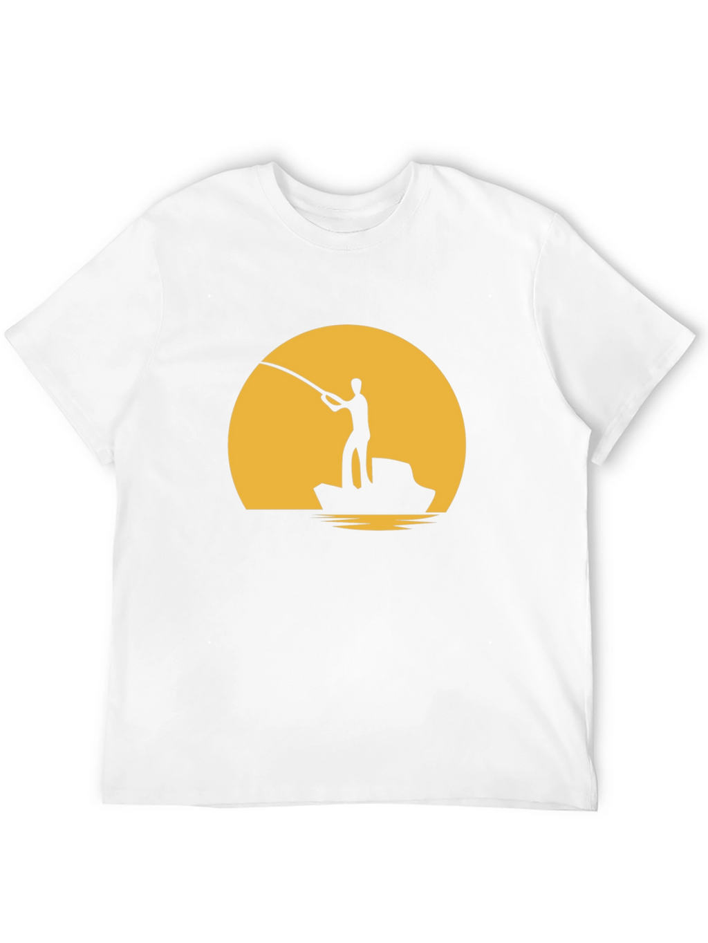 Fishing Sunset Graphic Tee
