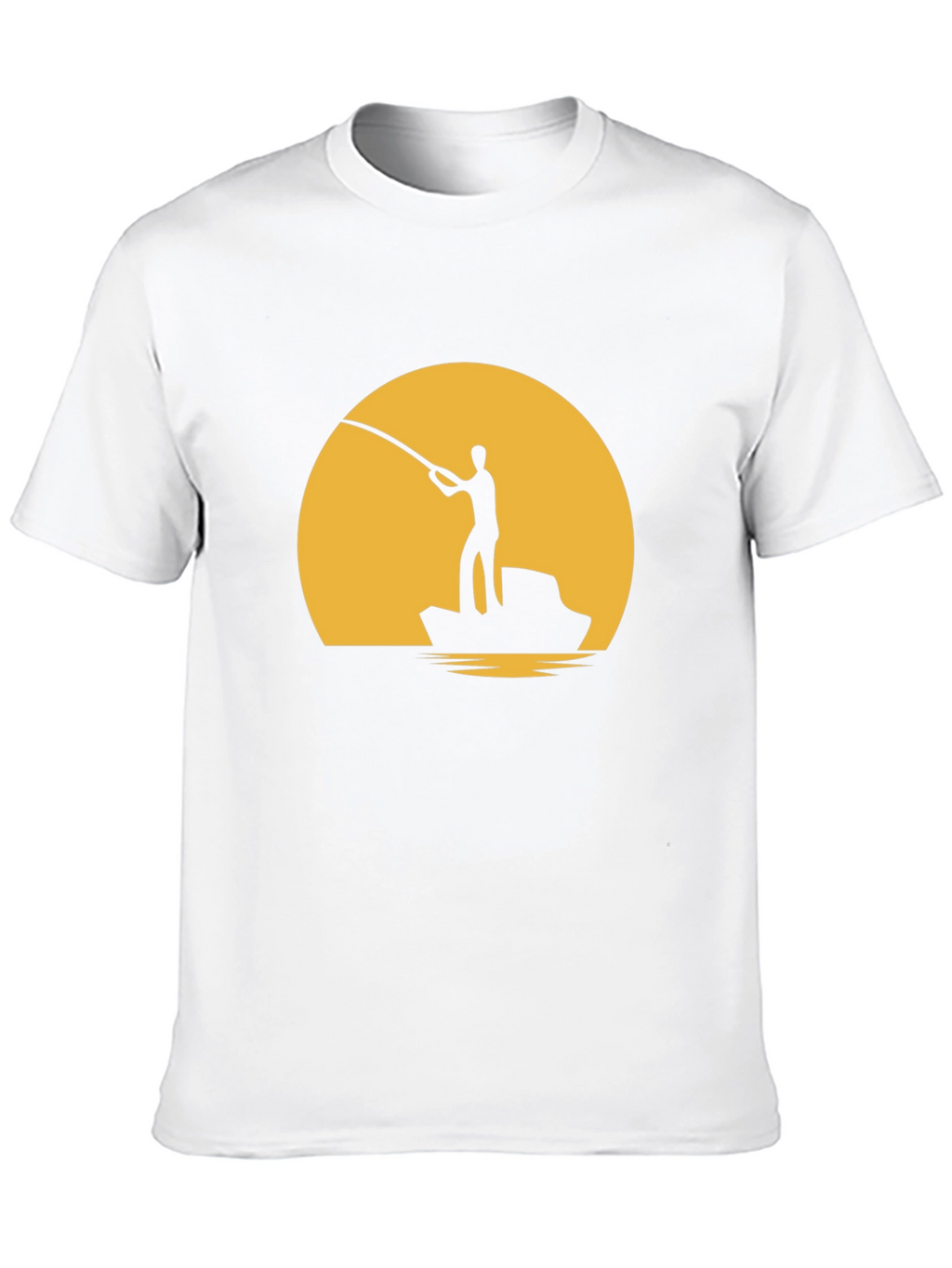 Fishing Sunset Graphic Tee