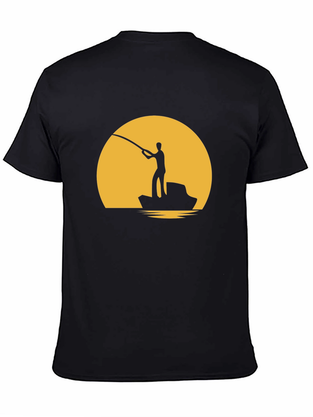 Fishing Sunset Graphic Tee