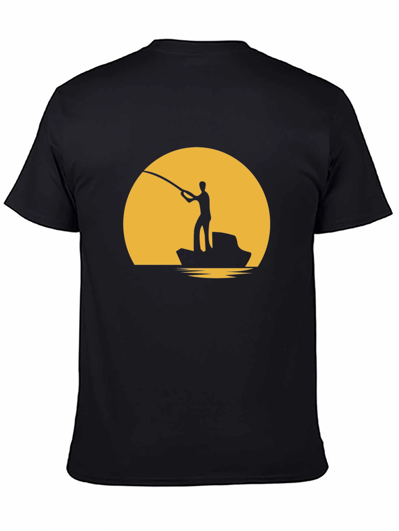 Fishing Sunset Graphic Tee