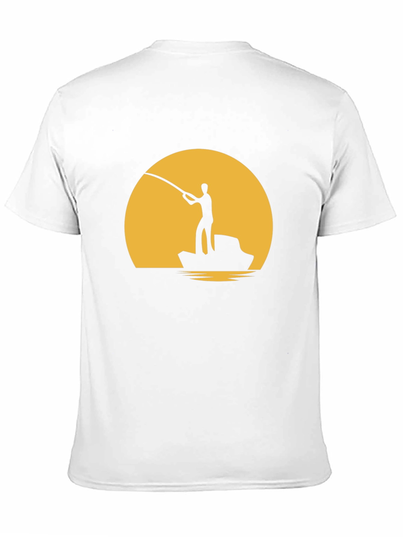 Fishing Sunset Graphic Tee