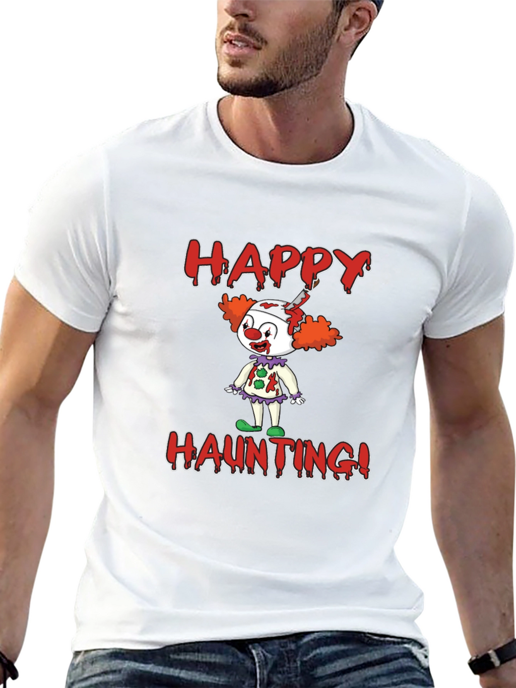 Happy Haunting Clown T-Shirt