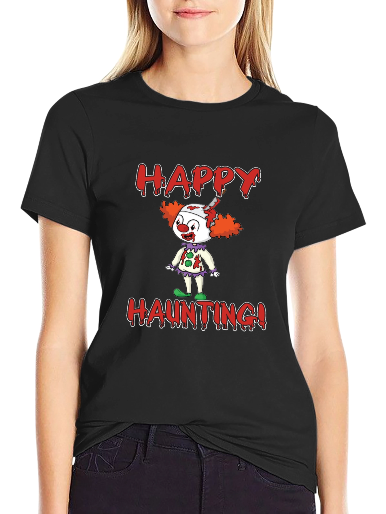 Happy Haunting Clown T-Shirt