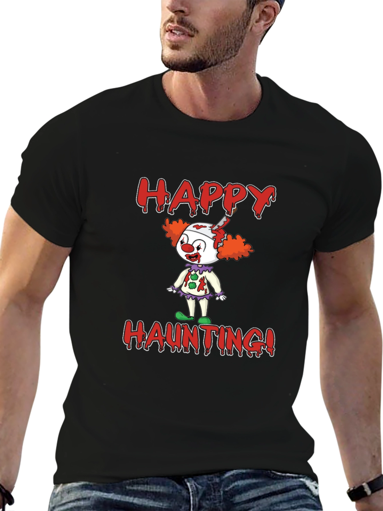 Happy Haunting Clown T-Shirt