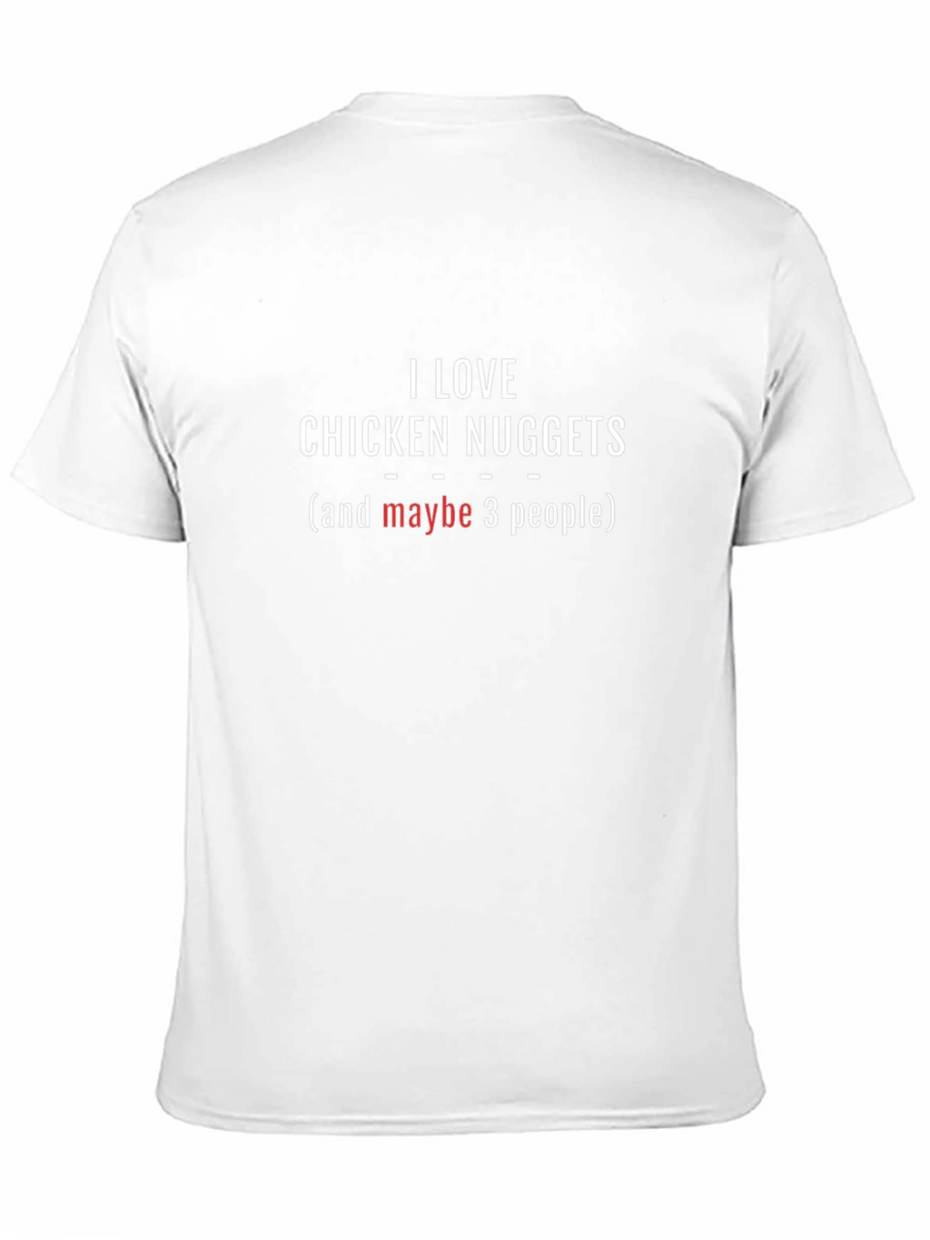 I Love Chicken Nuggets T-Shirt - Funny Foodie Tee