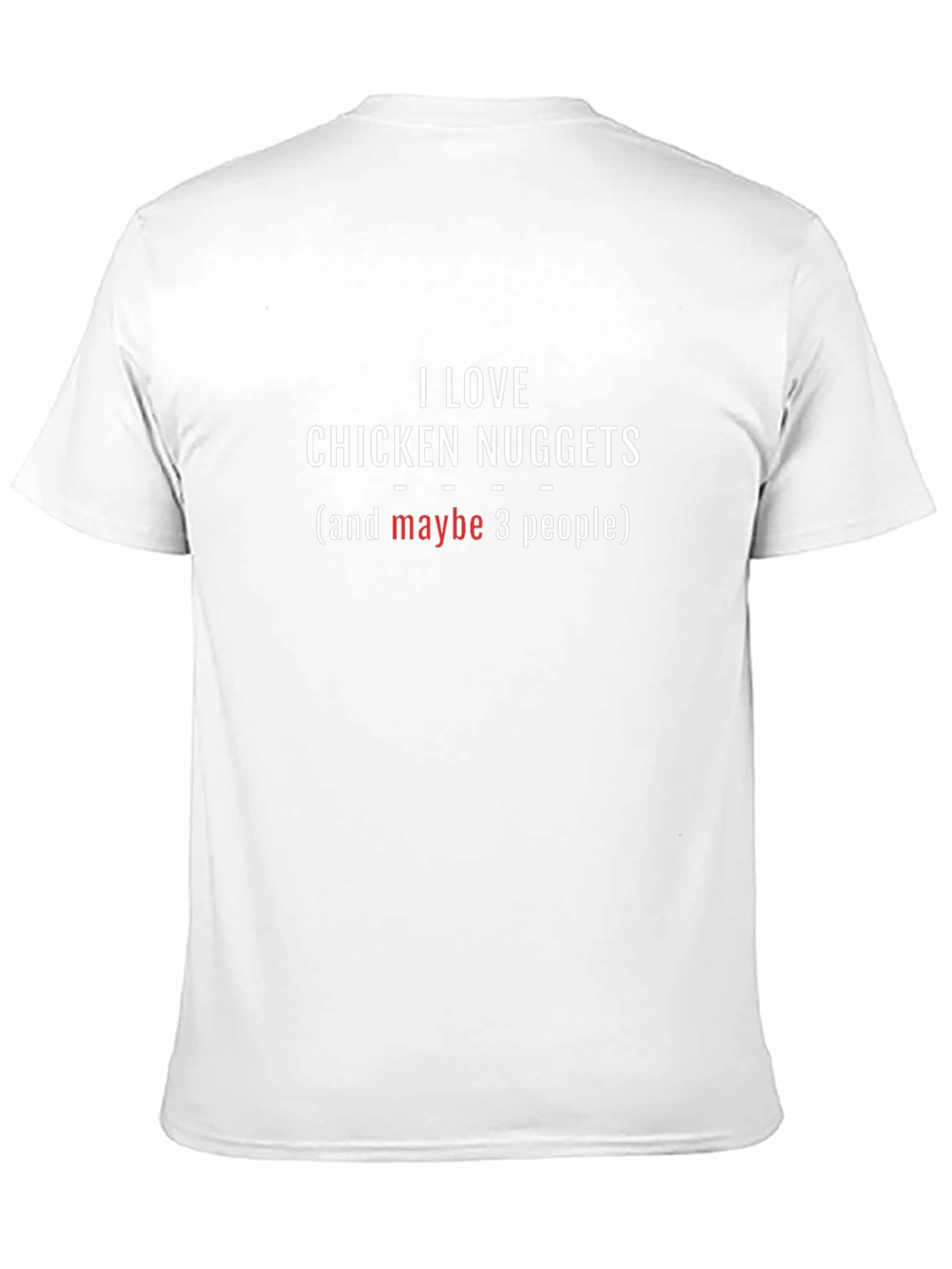 I Love Chicken Nuggets T-Shirt - Funny Foodie Tee