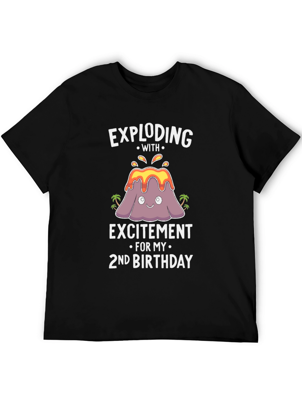Exploding with Excitement 2nd Birthday T-Shirt