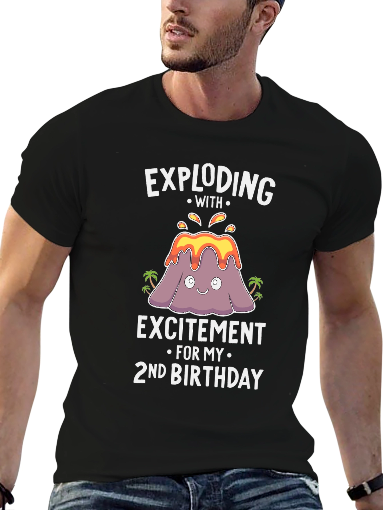 Exploding with Excitement 2nd Birthday T-Shirt