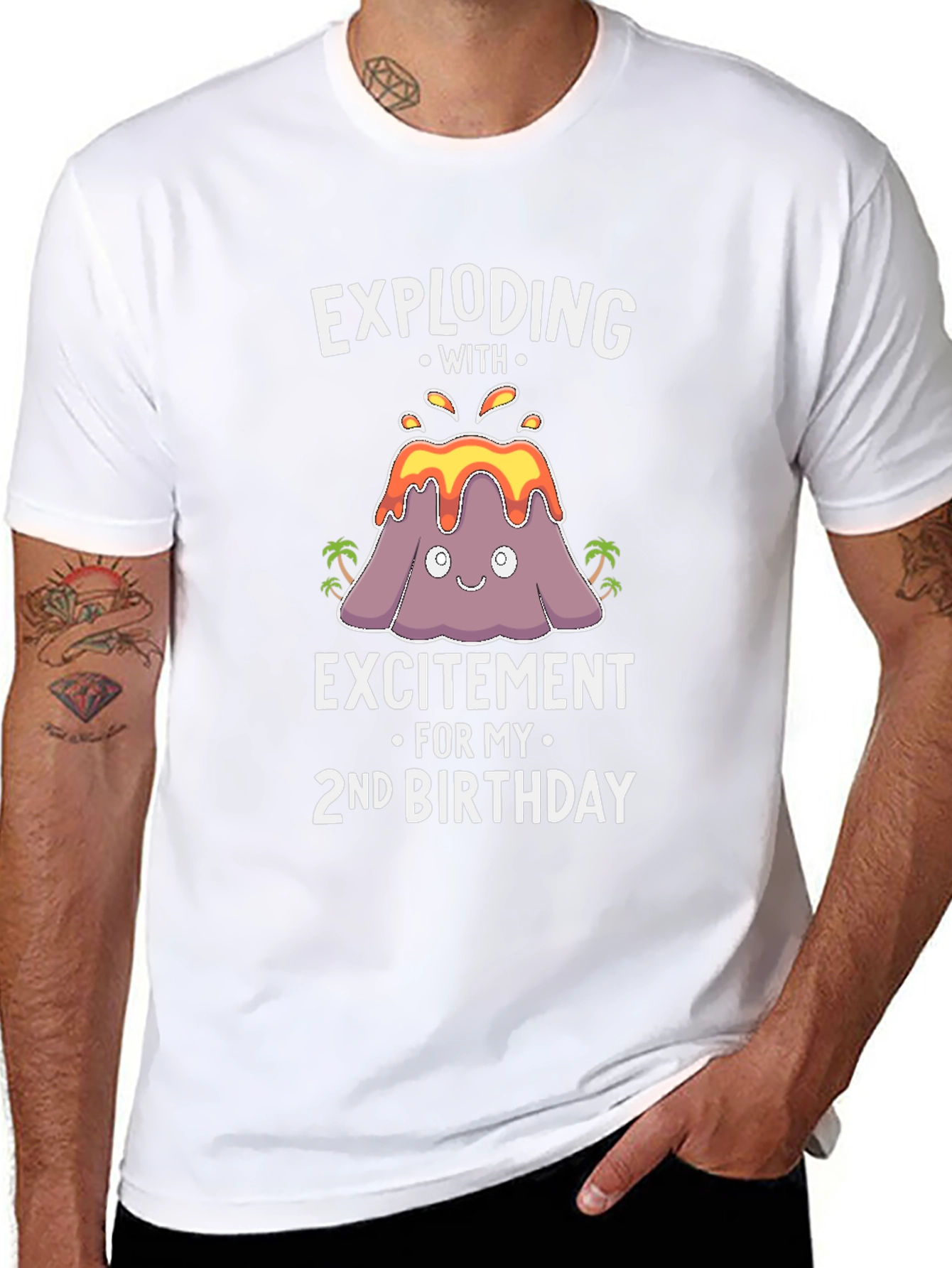 Exploding with Excitement 2nd Birthday T-Shirt