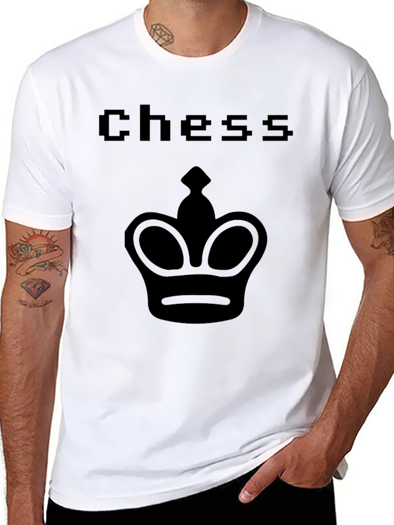 Chess King T-Shirt - Black Graphic Tee
