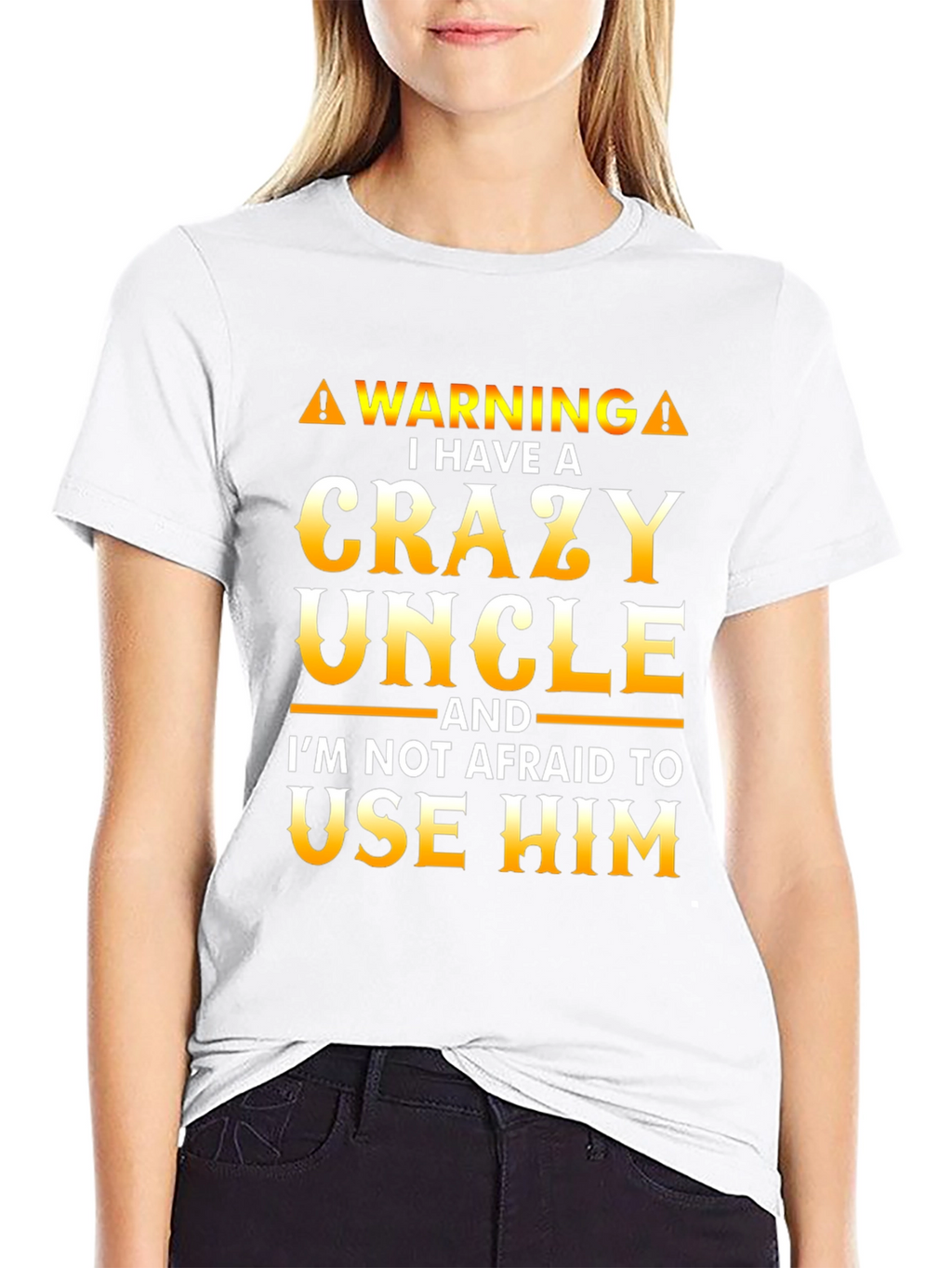 Crazy Uncle T-Shirt - Funny Warning Tee