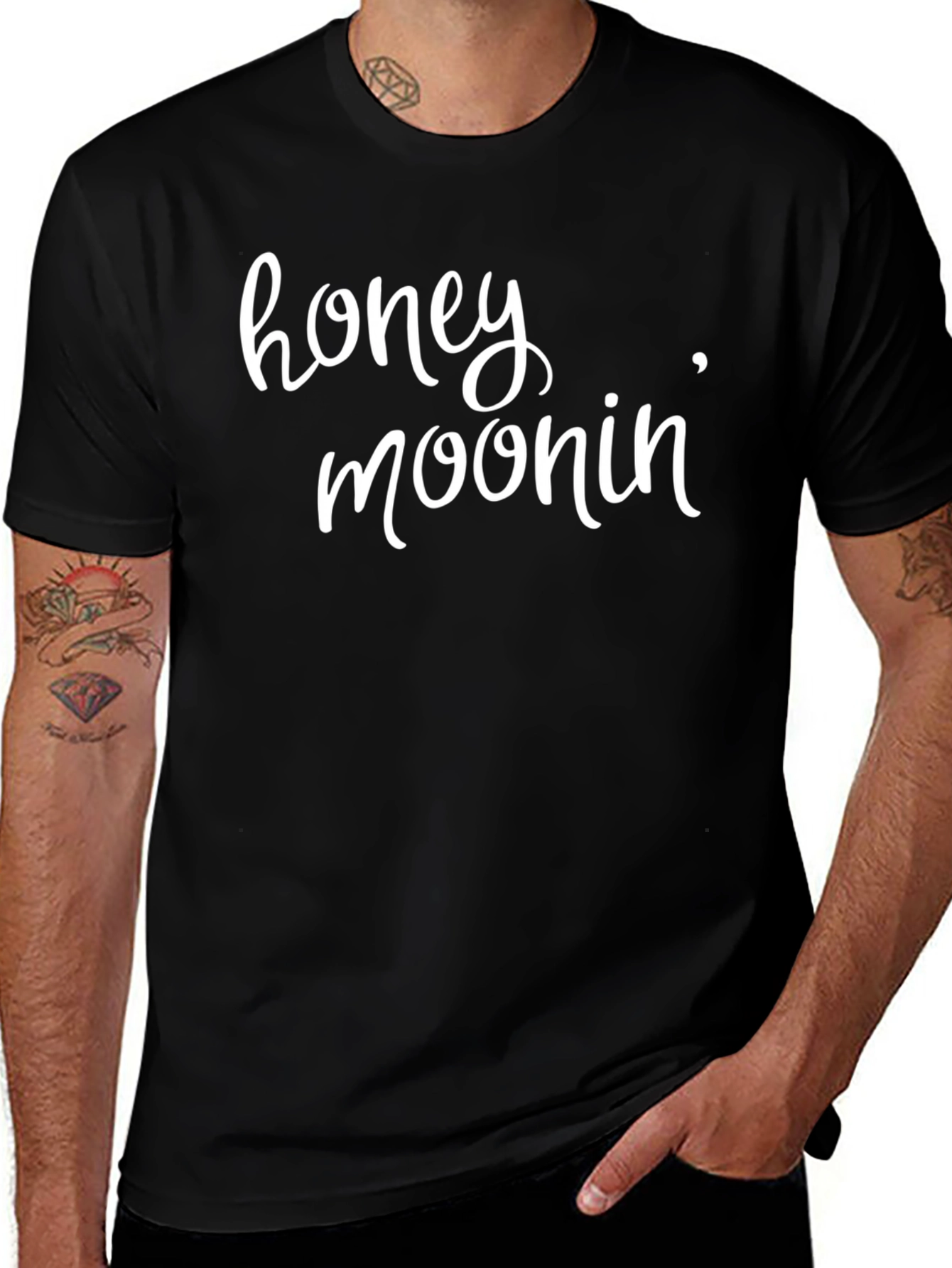 Honeymoonin T-Shirt - Casual Bride & Groom Tee