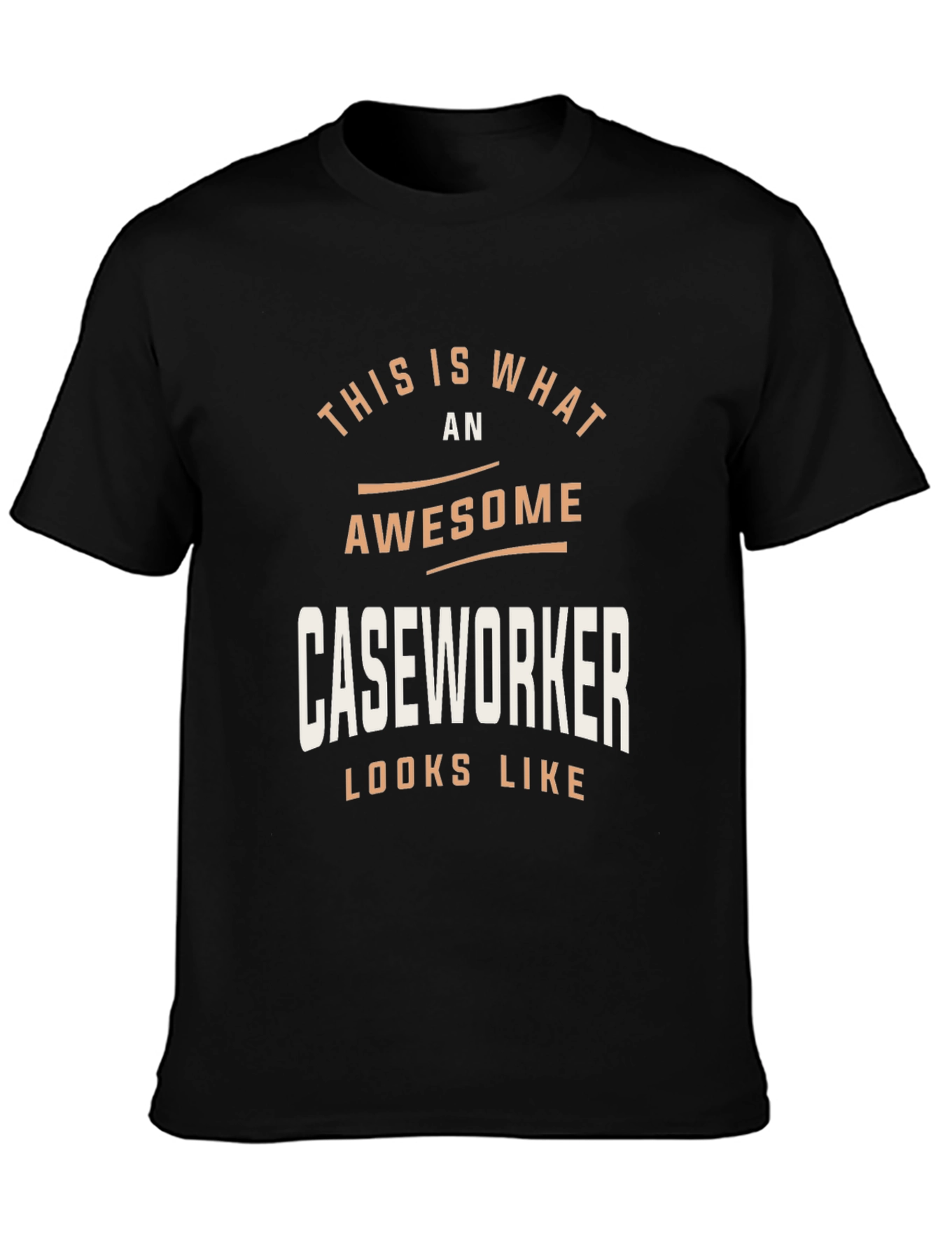 Awesome Caseworker Graphic Tee - Job Pride Shirt
