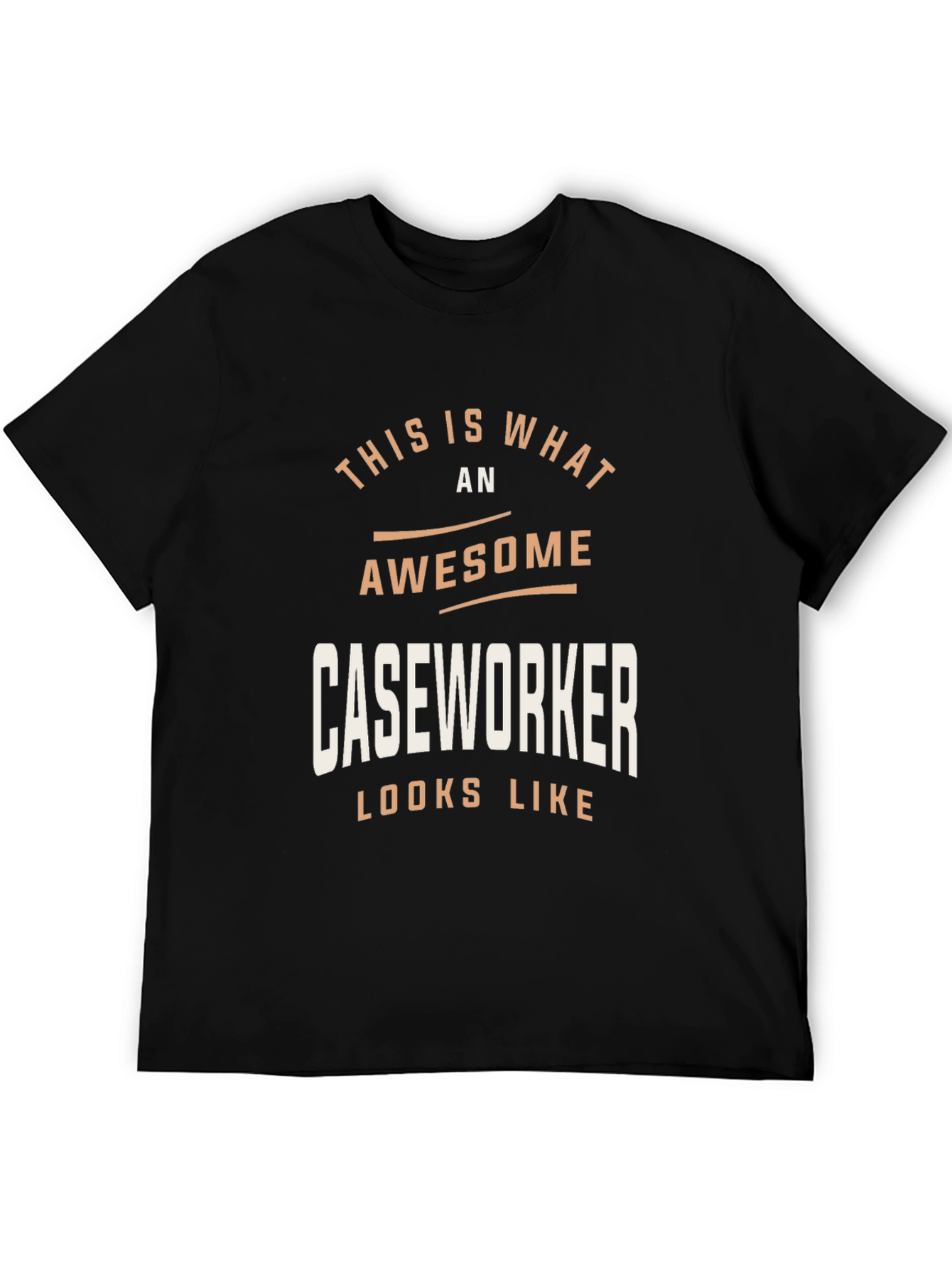 Awesome Caseworker Graphic Tee - Job Pride Shirt