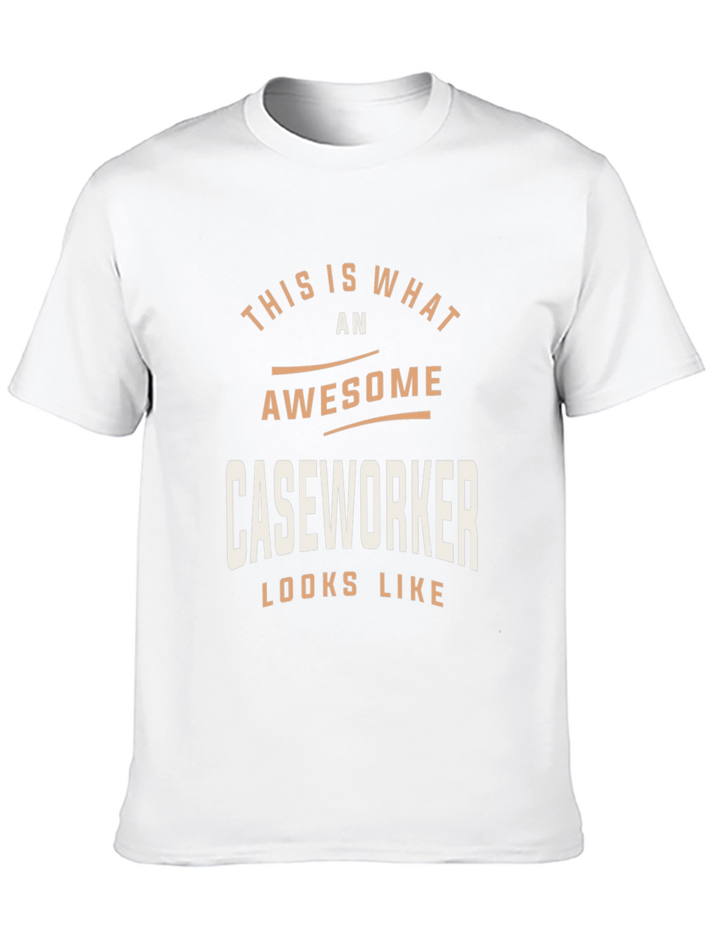 Awesome Caseworker Graphic Tee - Job Pride Shirt