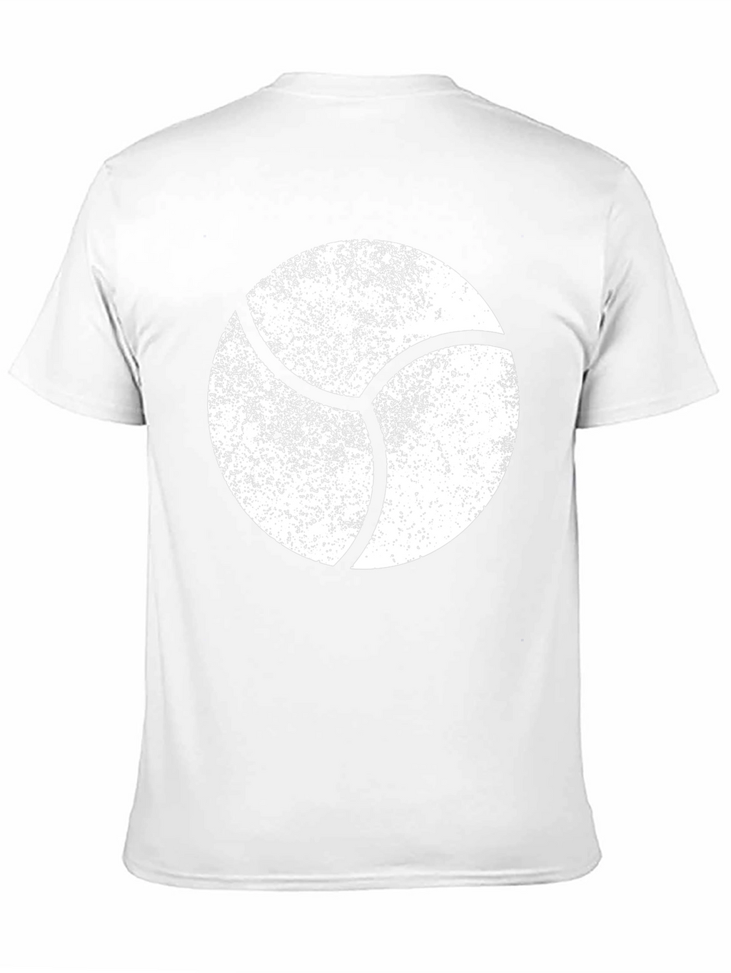 Distressed Circle Graphic Tee - Black