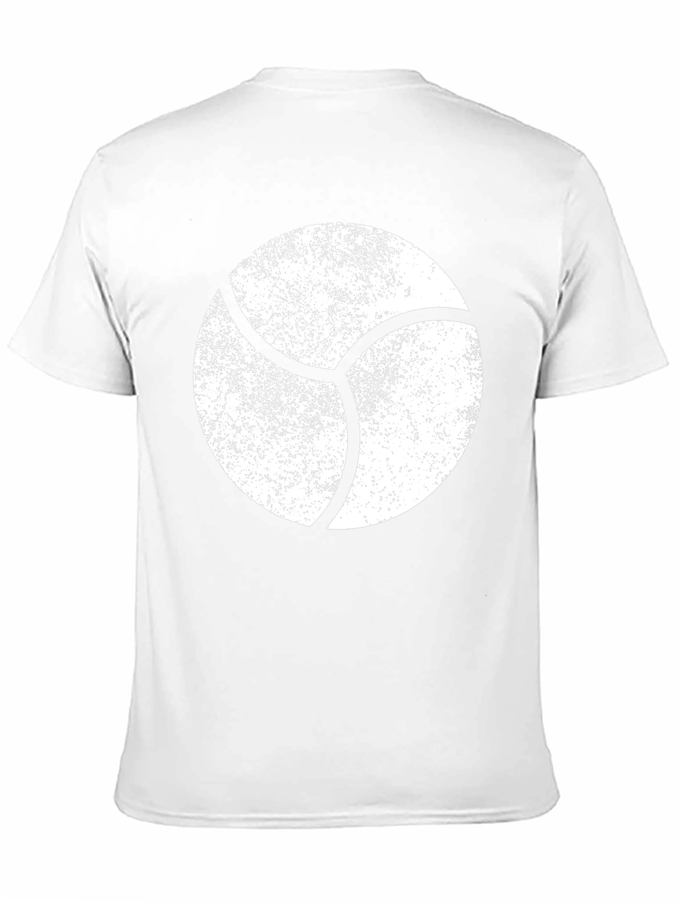 Distressed Circle Graphic Tee - Black